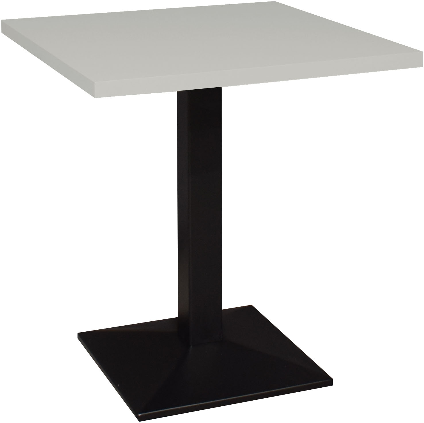 Mäusbacher Bistrotisch »Big Bistro Metall« Quadrat-Säulengestell, eckige Platte BHT 70x75x70 cm