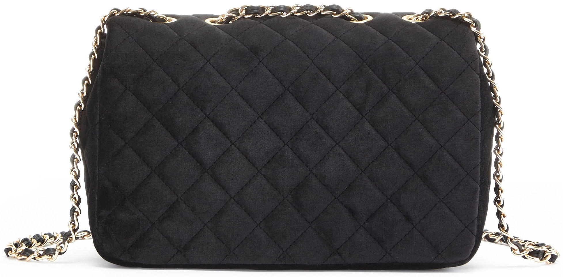 Vivance Umhängetasche »Schultertasche«, in modischer Samtoptik, Handtasche, Tragetasche, Crossbody Bag VEGAN