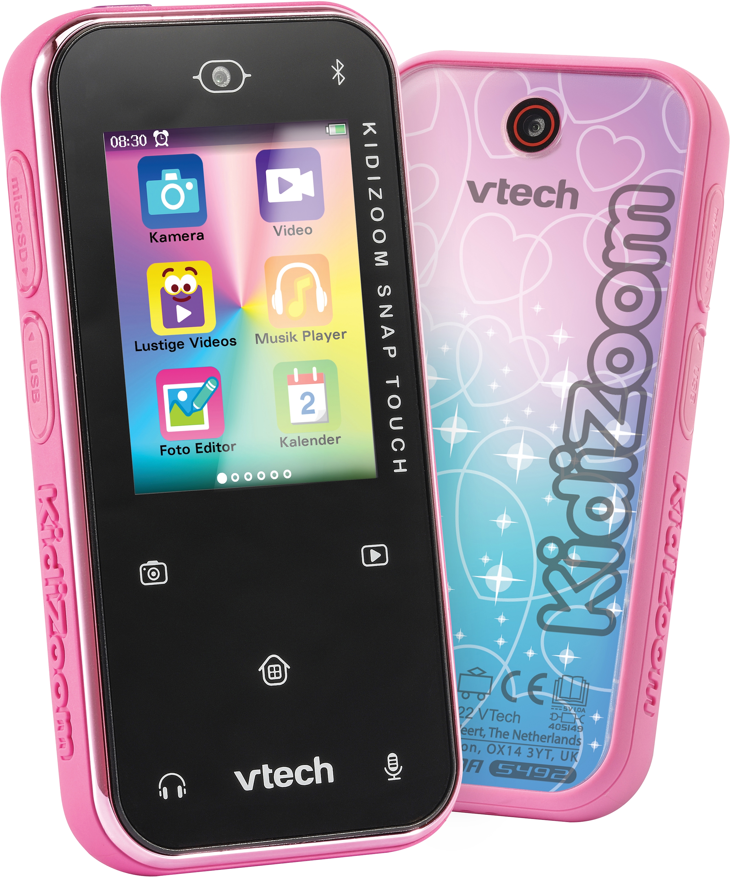 Vtech® Kinderkamera »KidiZoom Snap Touch pink«, im coolen Smartphone-Format