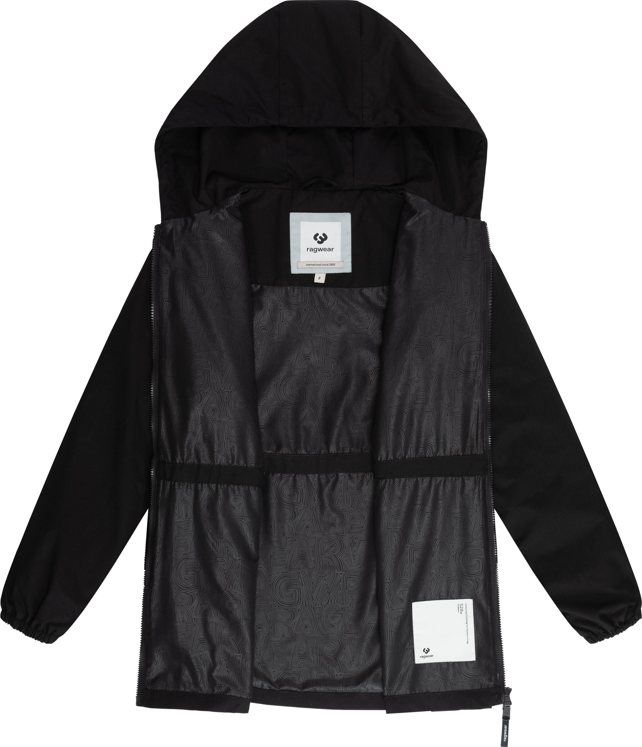 Ragwear Outdoorjacke »Monadissimo B«, mit Kapuze, Leichte Kapuzenjacke mit Taillenzugband