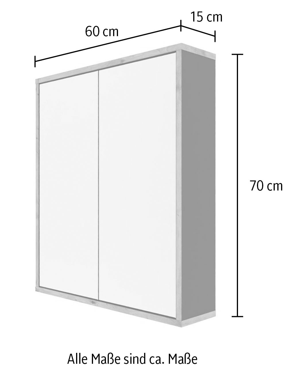 welltime Badspiegel »Morena« Push-Open