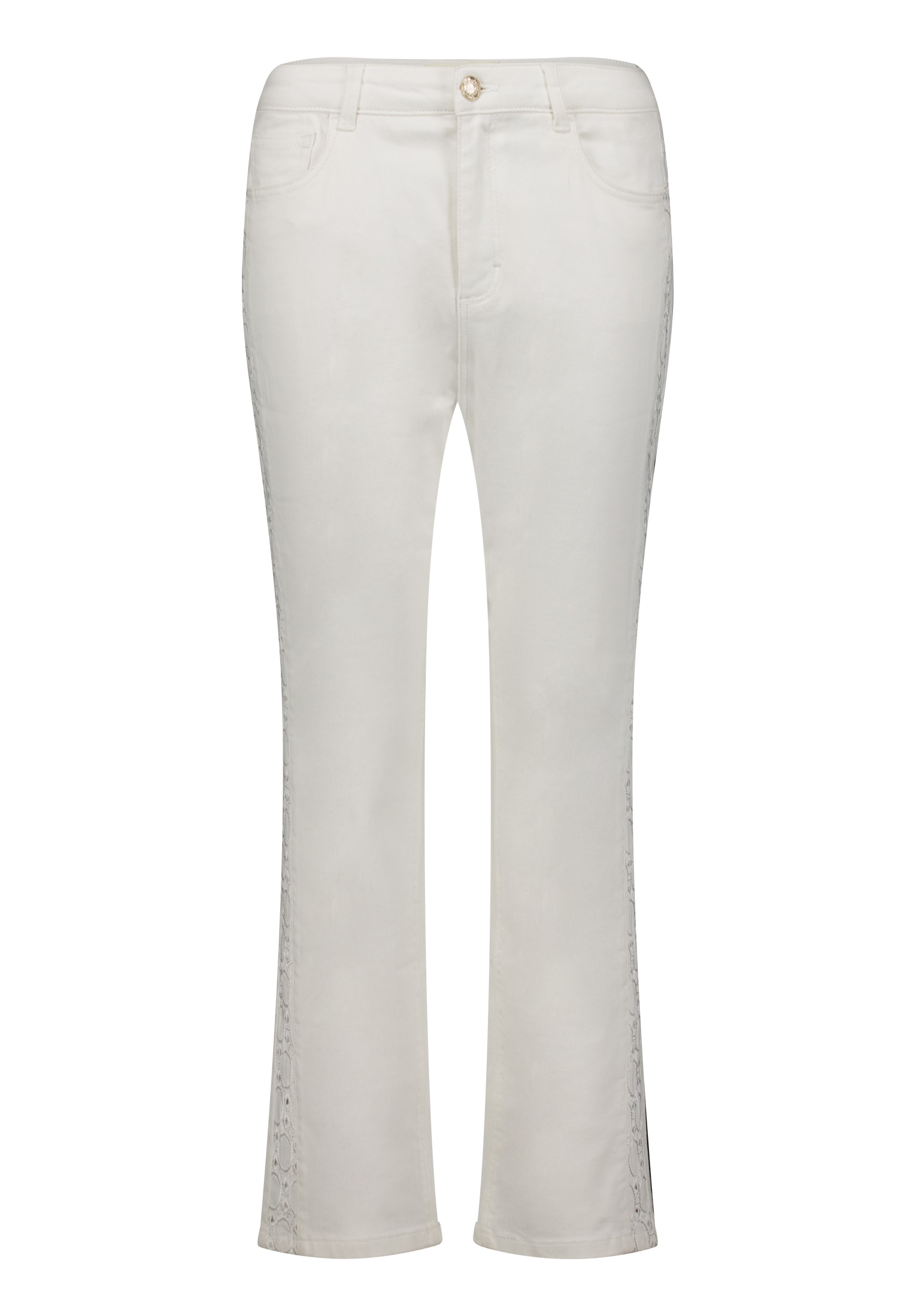 Cartoon Regular-fit-Jeans »Damen mit Lochmuster«