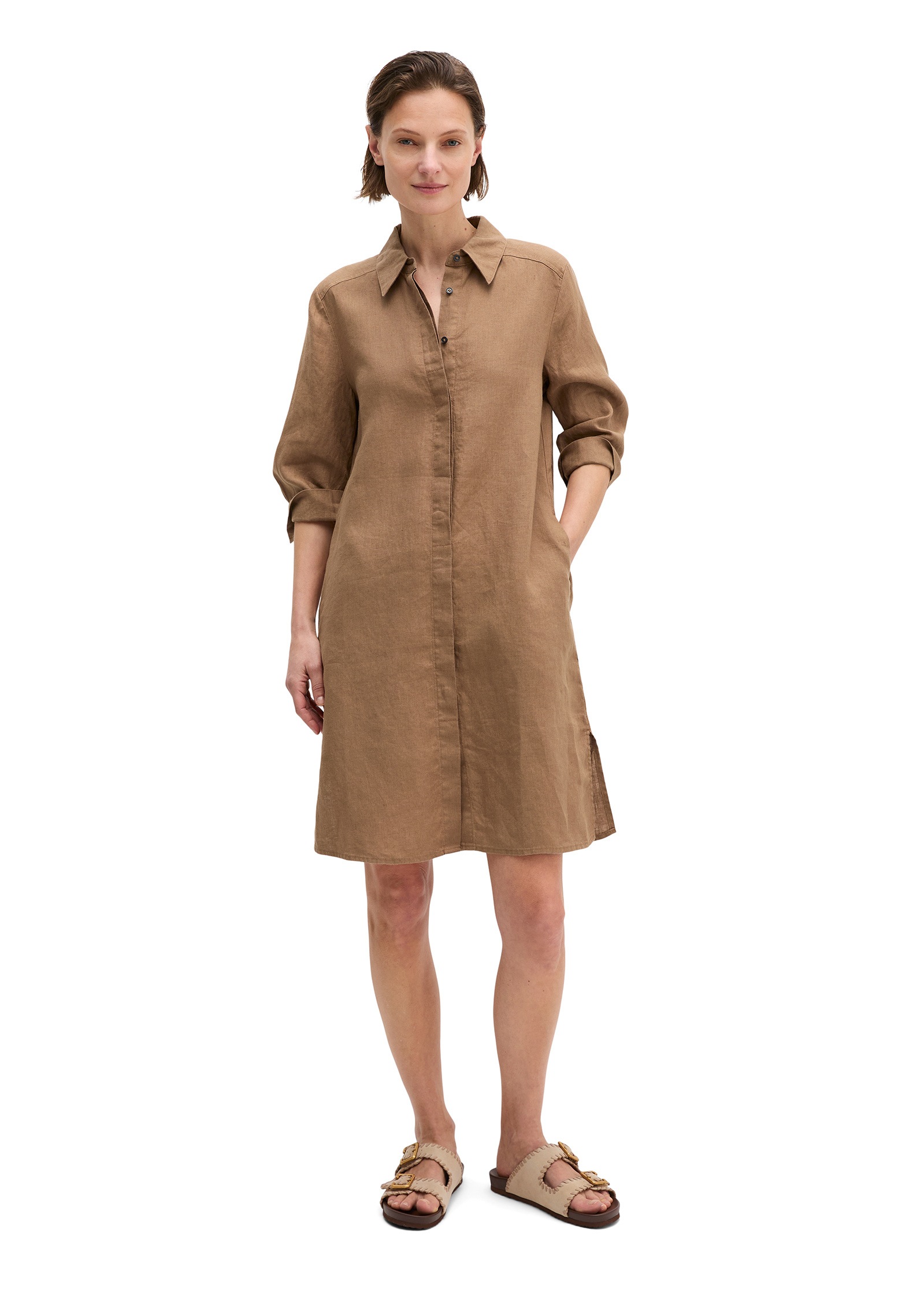 Marc O'Polo Hemdblusenkleid »mit nahtfeinem Reißverschluss«