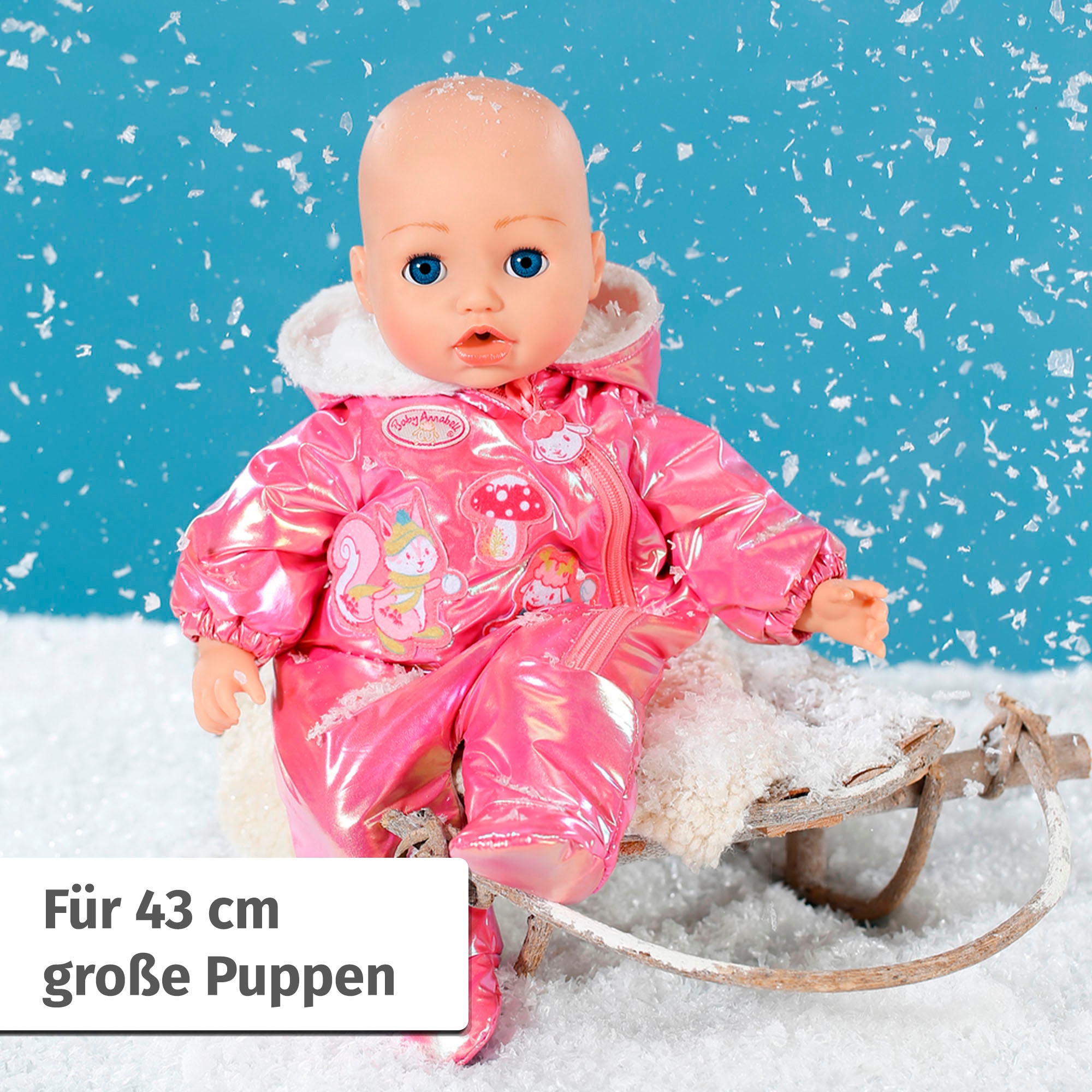 Baby Annabell Puppenkleidung »Winteranzug pink, 43 cm«