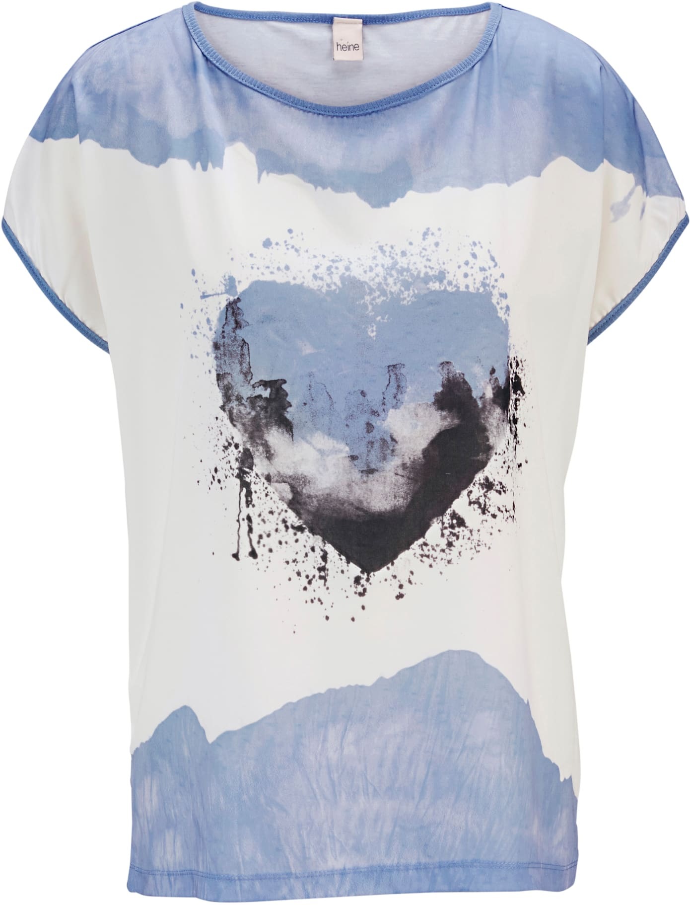 heine Rundhalsshirt "Druck-Shirt" 1 Stk. tlg. günstig online kaufen