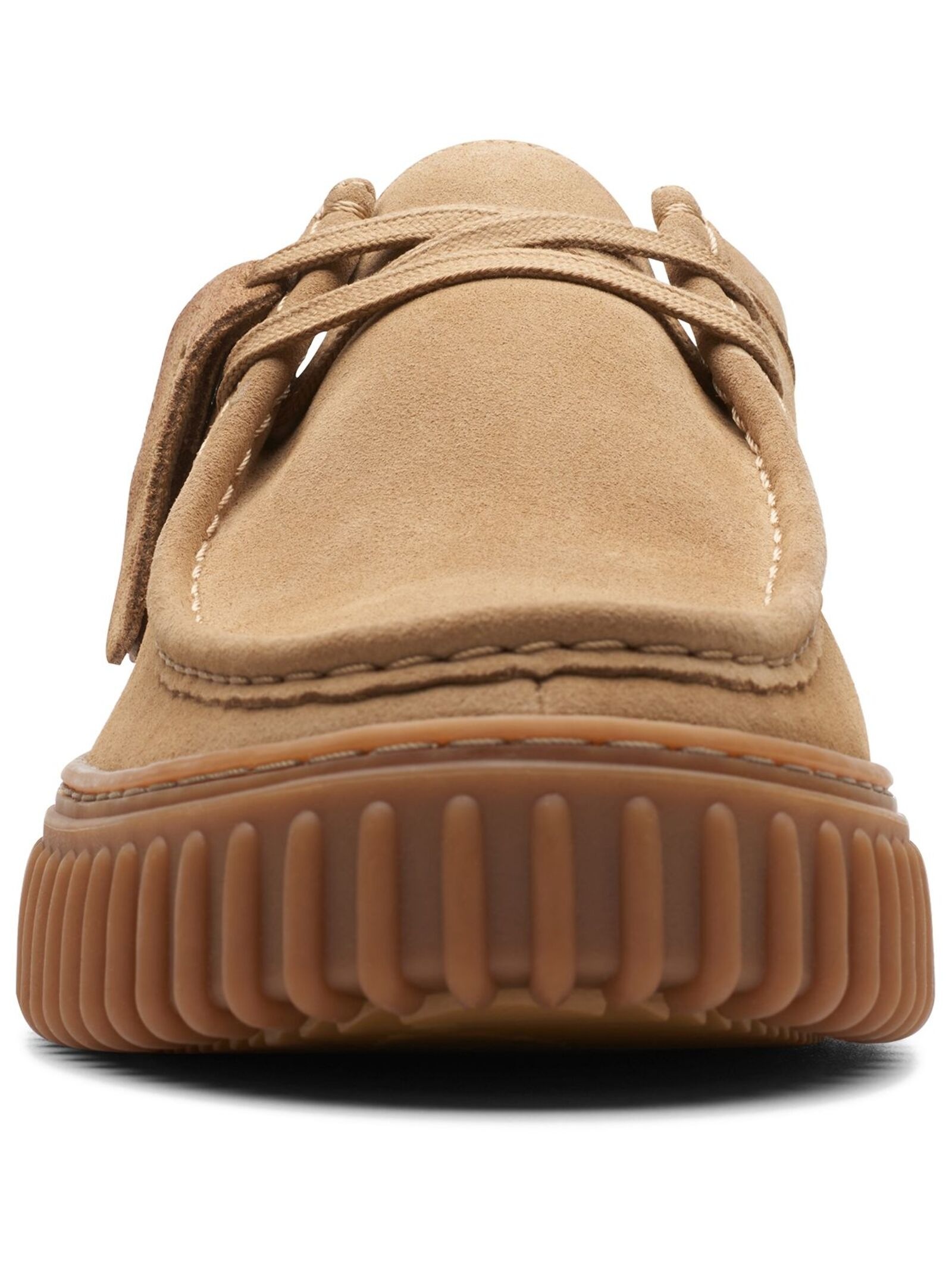 Clarks Torhill Lo Boat Shoes Dark Sand Suede EU 44 2