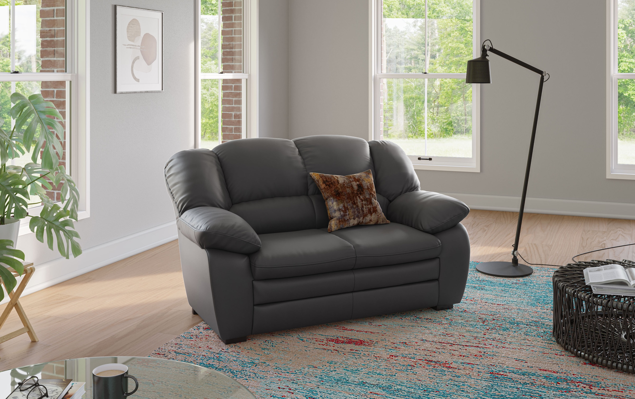 COTTA 2-Sitzer "Casino Sofa, mit extra breiten Armlehnen, B: 159 cm" Polstergarnitur, auch als Set erhältlich