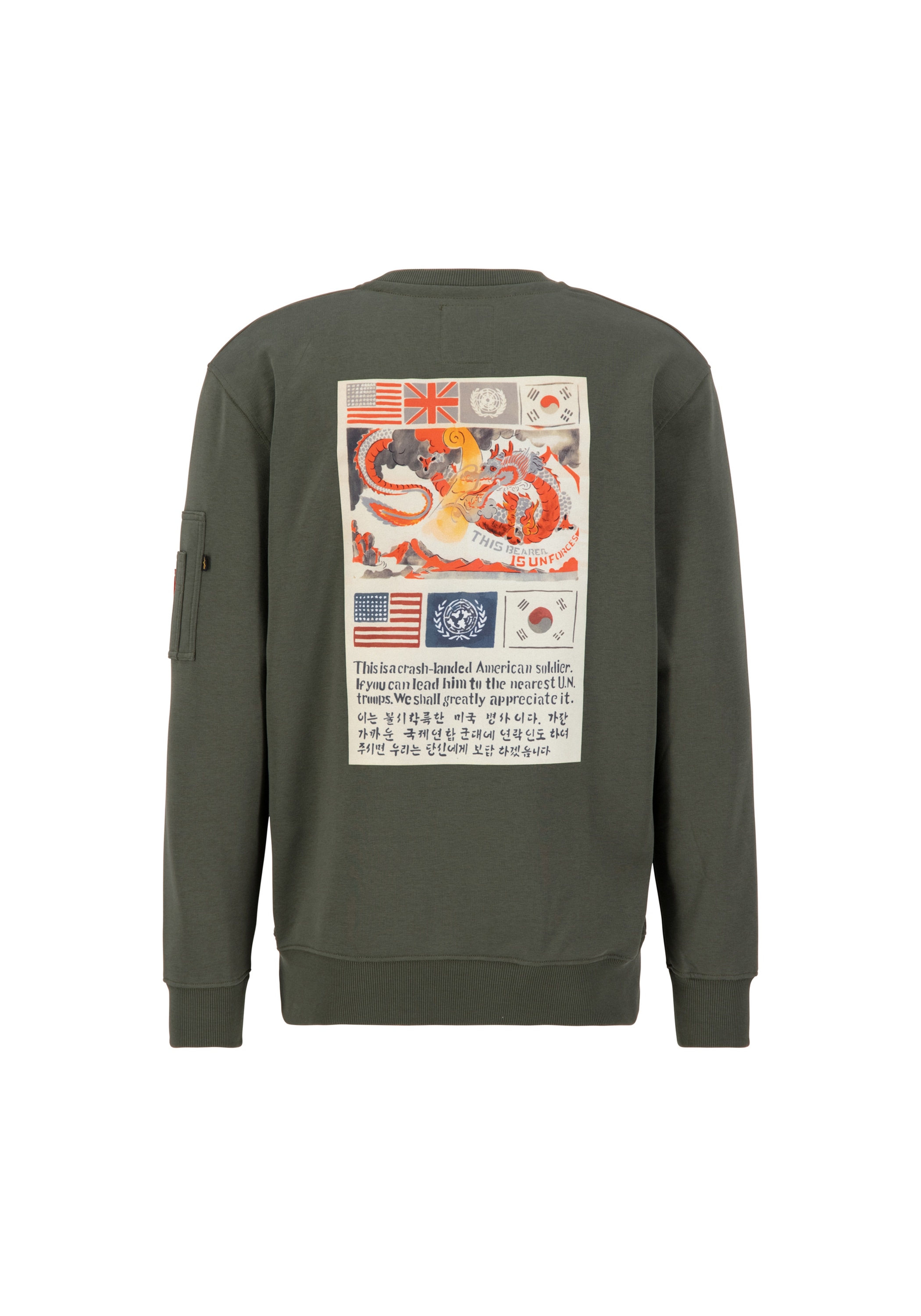 Alpha Industries Sweater "Alpha Industries Men - Sweatshirts USN Blood Chit günstig online kaufen