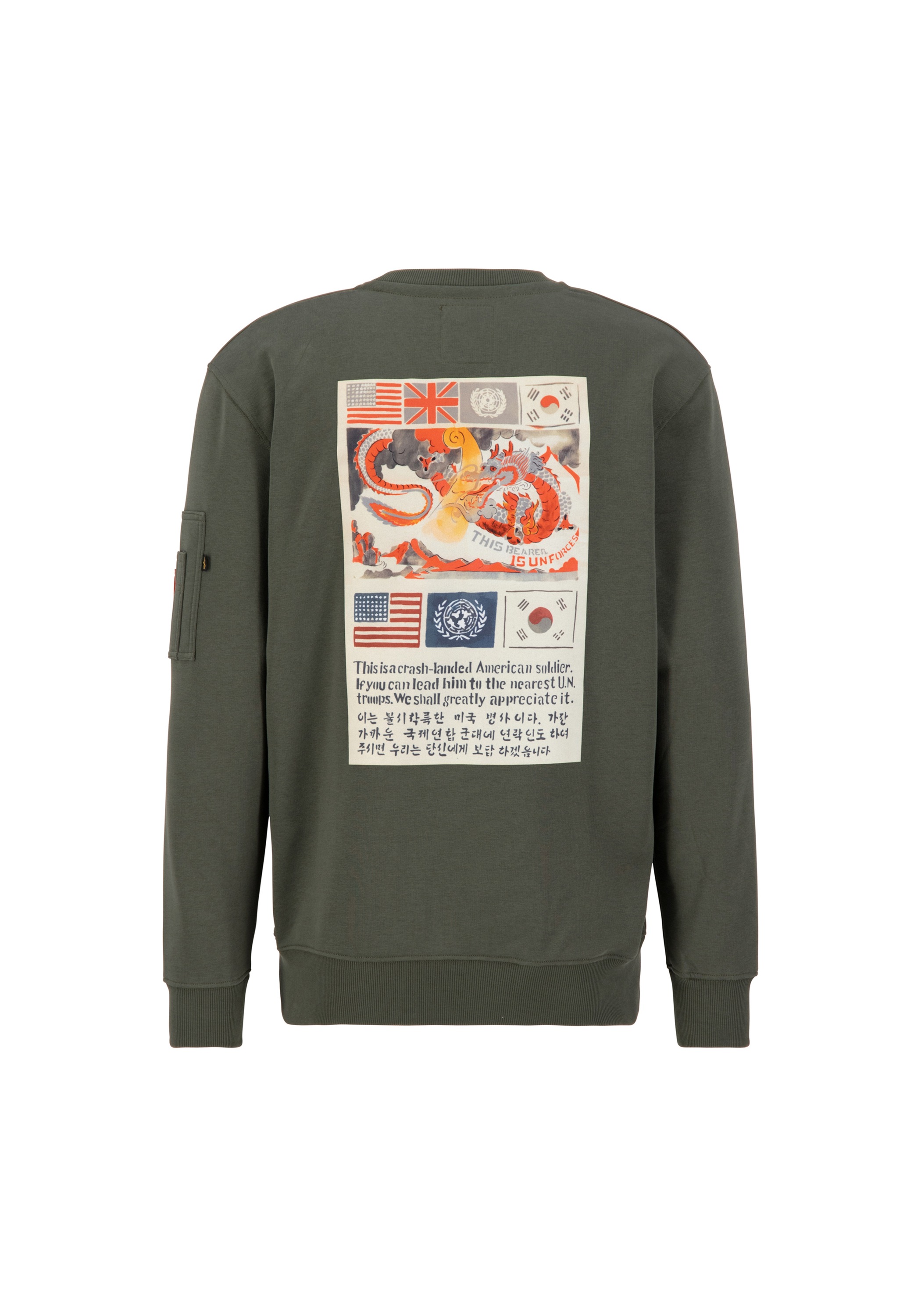 Alpha Industries Sweater "USN Blood Chit Sweatshirt" günstig online kaufen