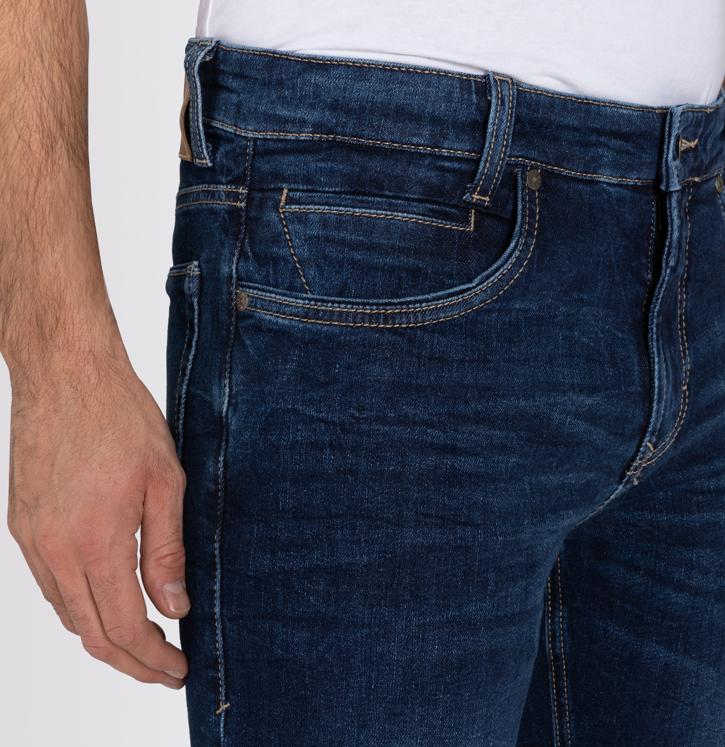 MAC 5-Pocket-Jeans »ARNE PIPE«, in Vintage-Optik
