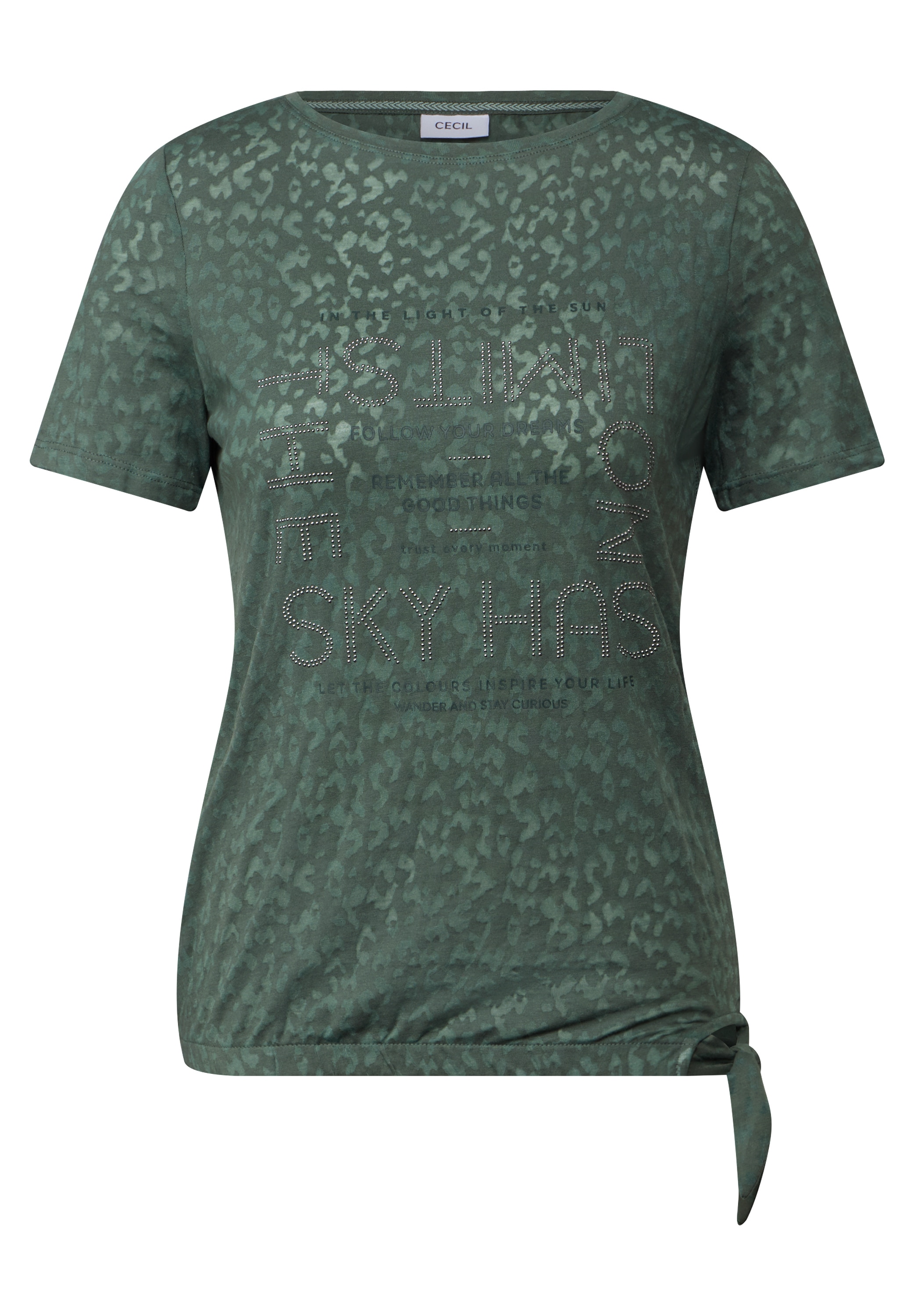 Cecil T-Shirt, mit Schmucksteinen