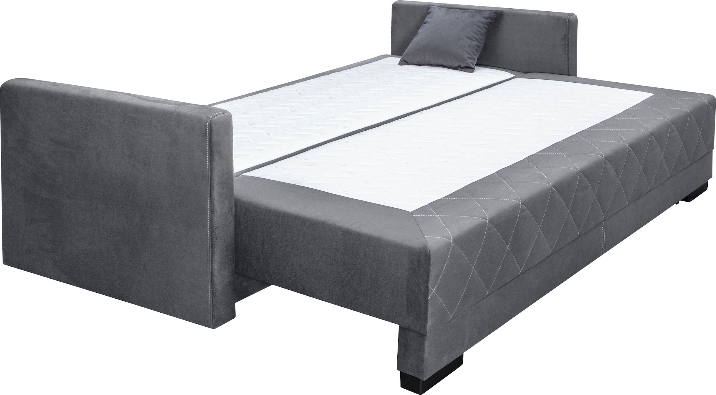 INOSIGN Schlafsofa »Potsdam«, mit Boxspringaufbau, Bettfunktion & Bettkasten, Dauerschlafsofa