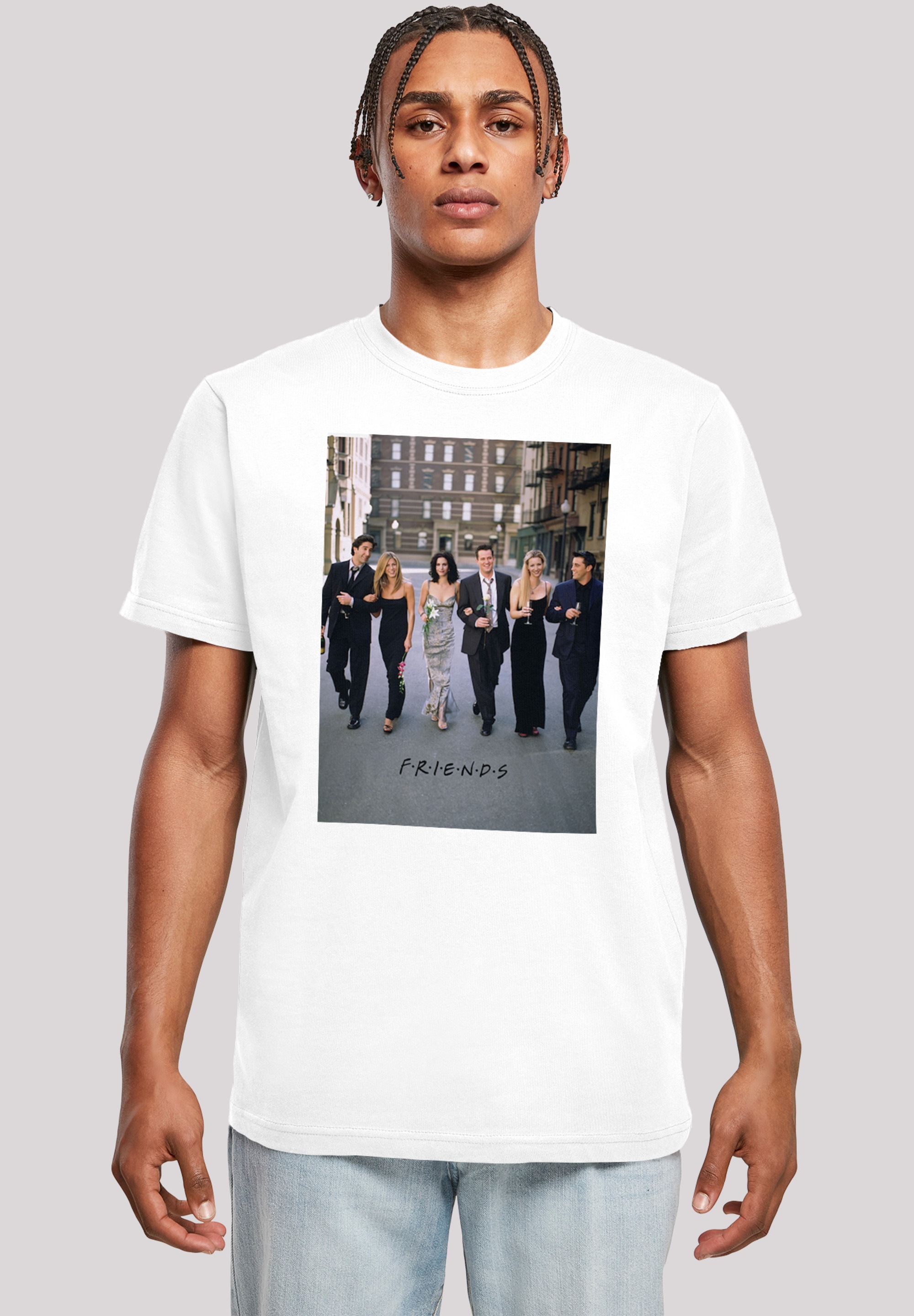 F4NT4STIC T-Shirt "Die Familie Feuerstein Group Circle", Print günstig online kaufen