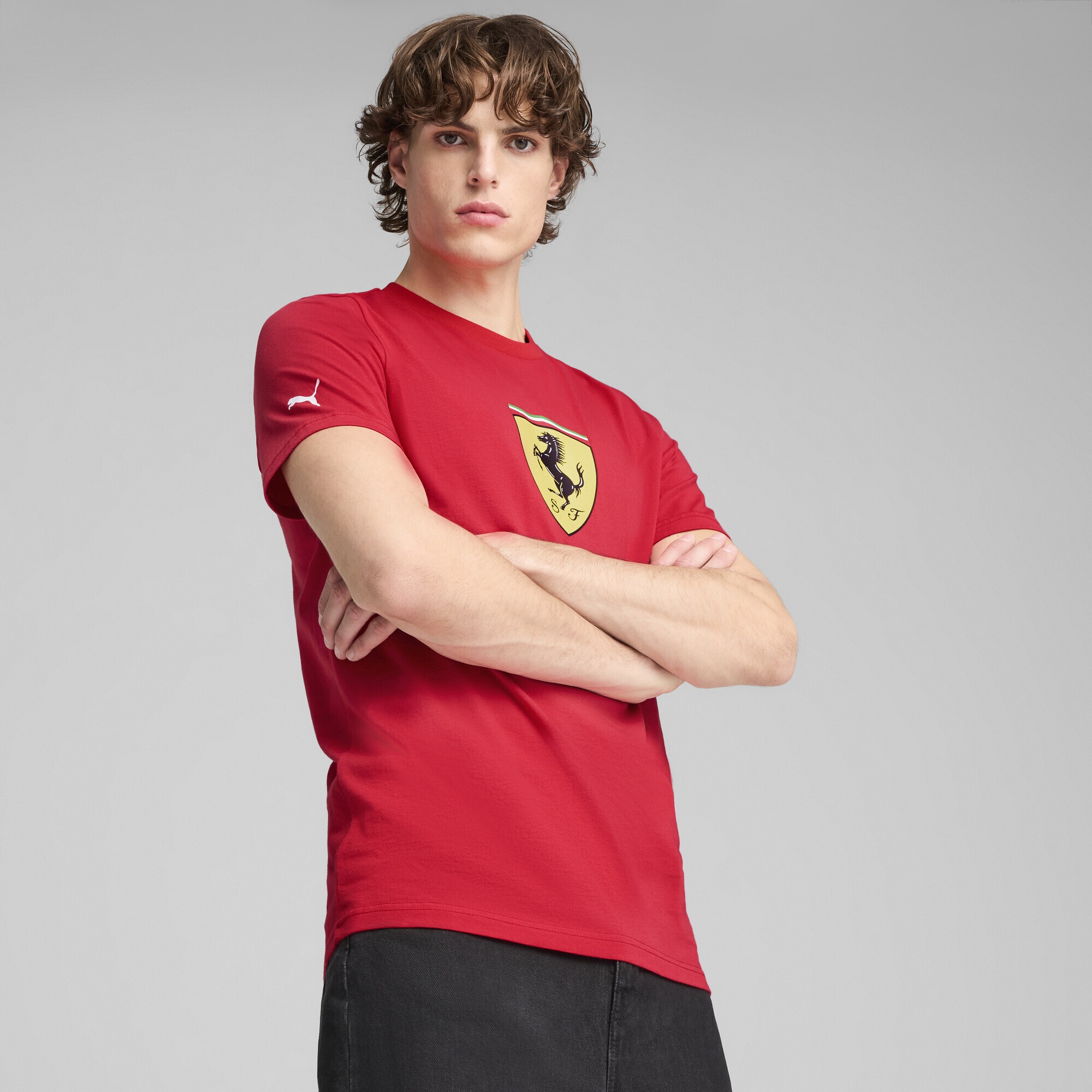 PUMA T-Shirt »Scuderia Ferrari HP Race Coloured Big Shield T-Shirt Herren«