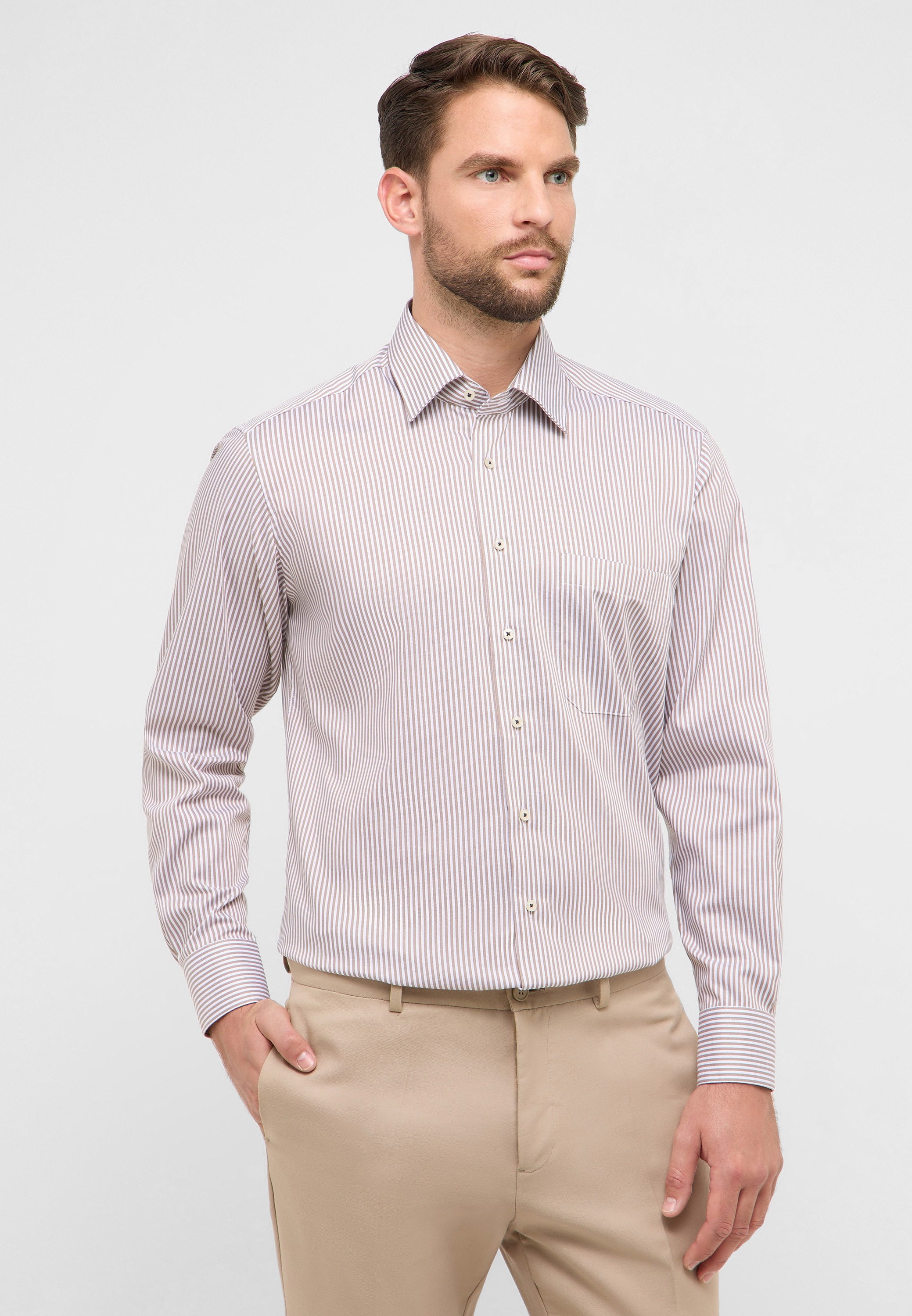 Eterna Langarmhemd "COMFORT FIT" NON IRON (bügelfrei) günstig online kaufen