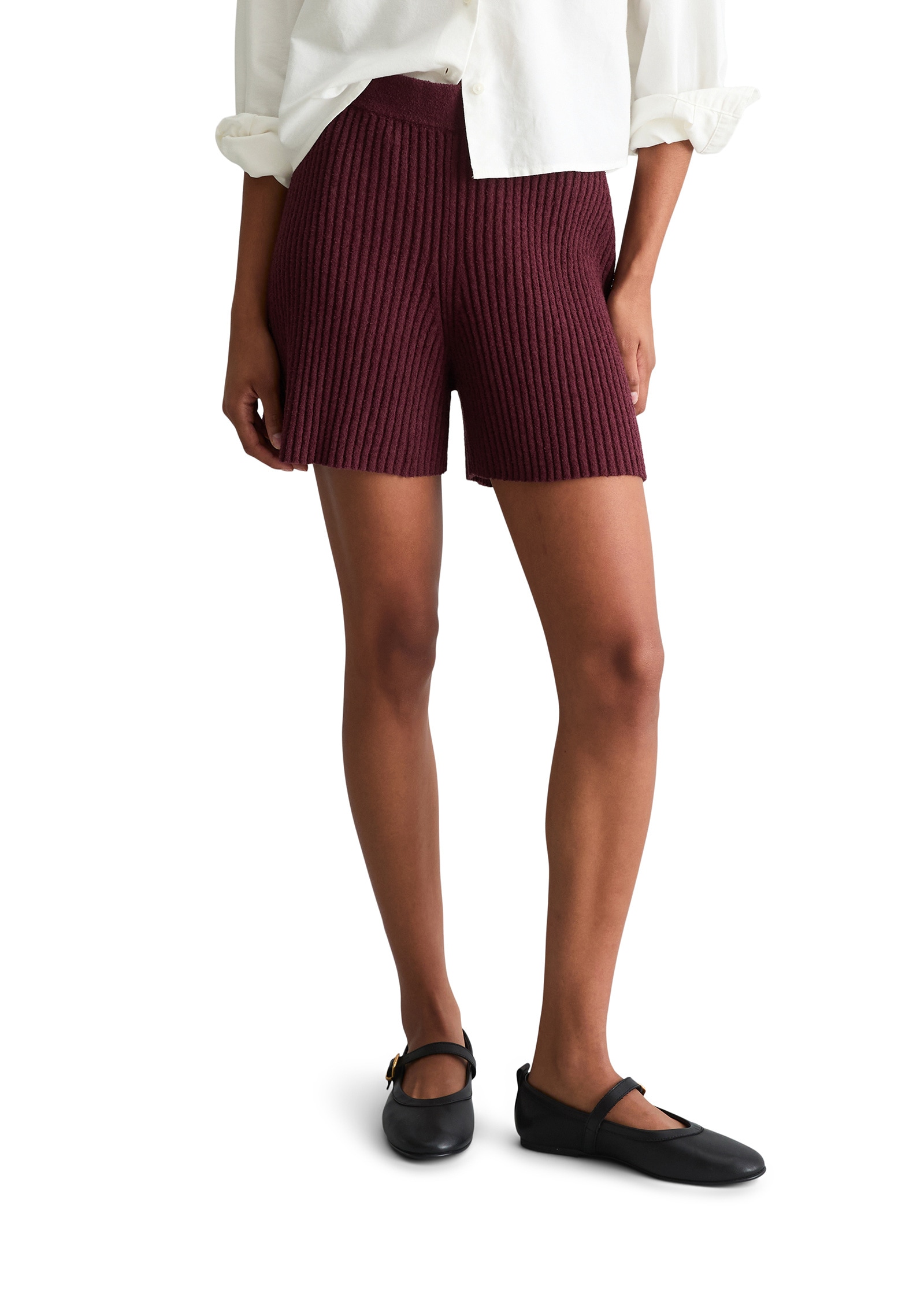 Marc OPolo DENIM Shorts "aus geripptem Organic Cotton-Mix"