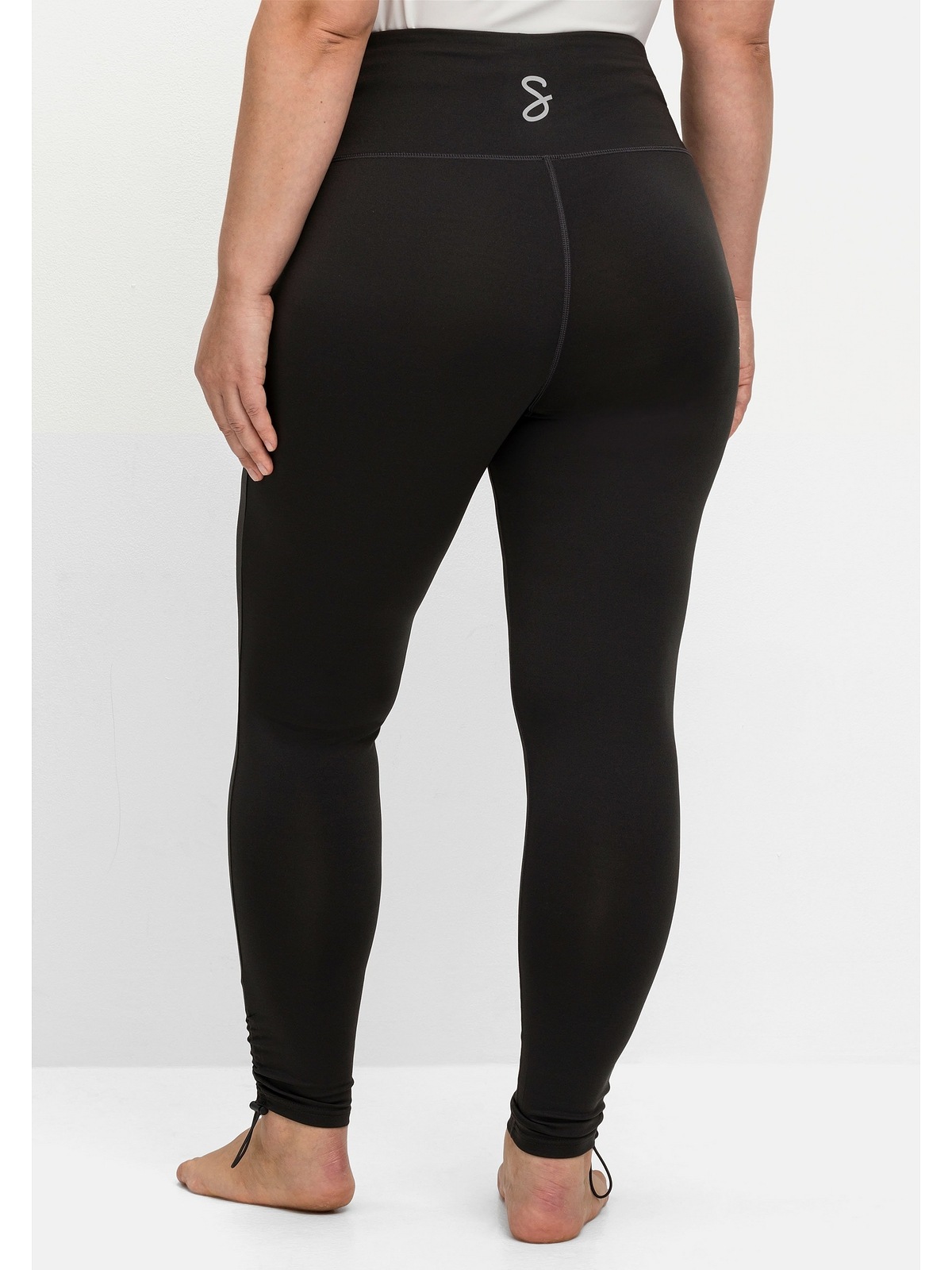 Sheego Leggings "Große Größen", aus Funktionsstoff, mit Stopper am Saum günstig online kaufen