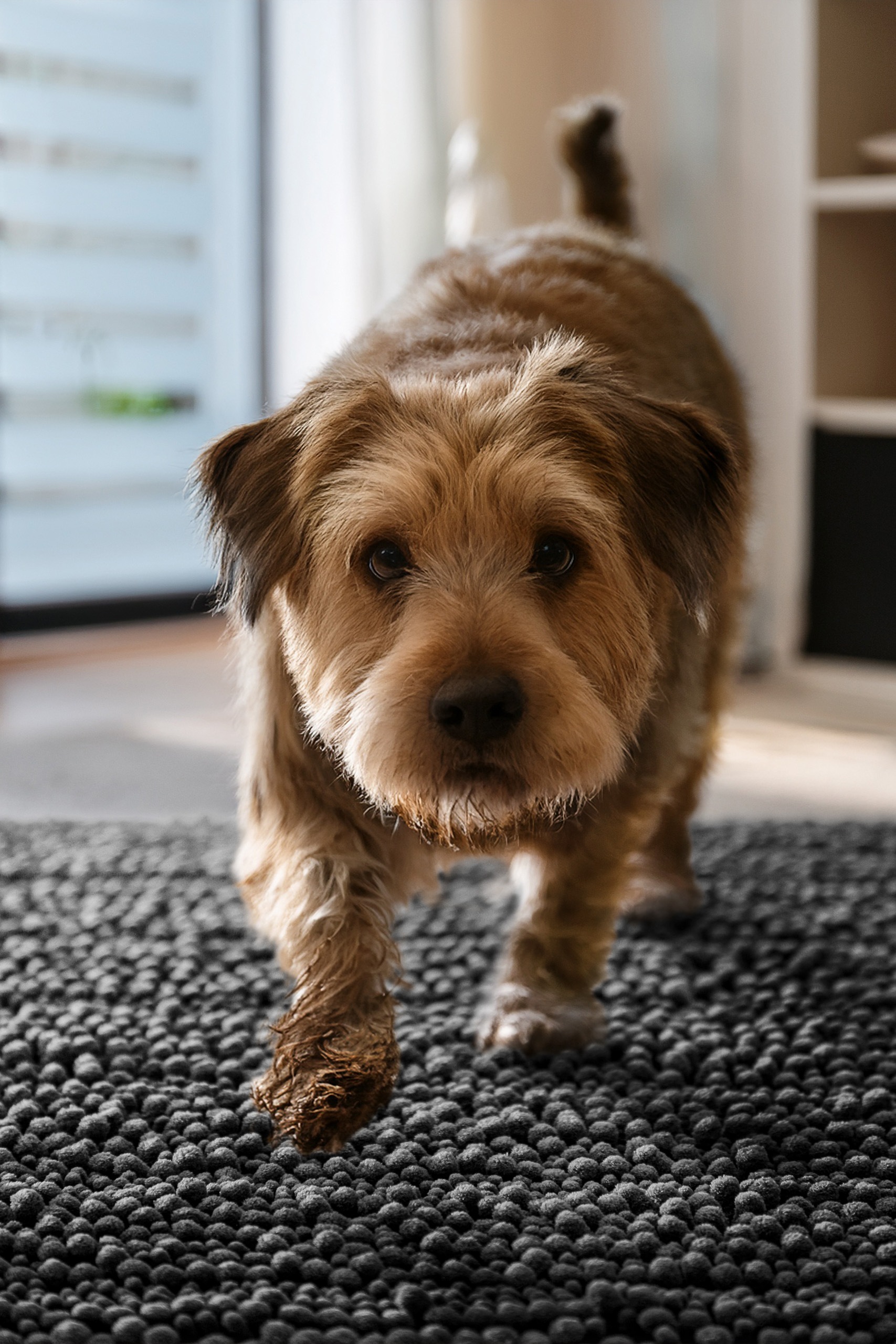 Wecon home Teppich "Cooper" rechteckig 22 mm Höhe Haustierteppich, rutschfe günstig online kaufen