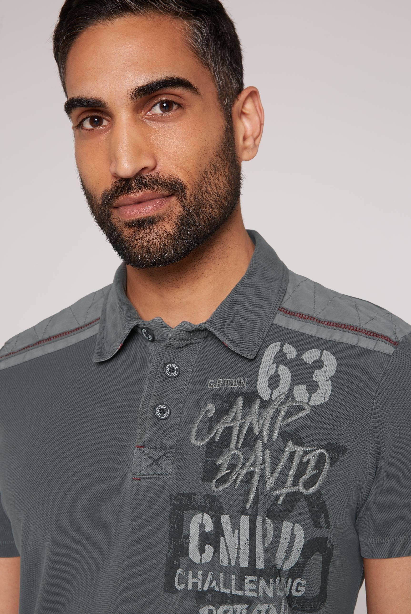 CAMP DAVID Poloshirt, mit Vintage-Waschung