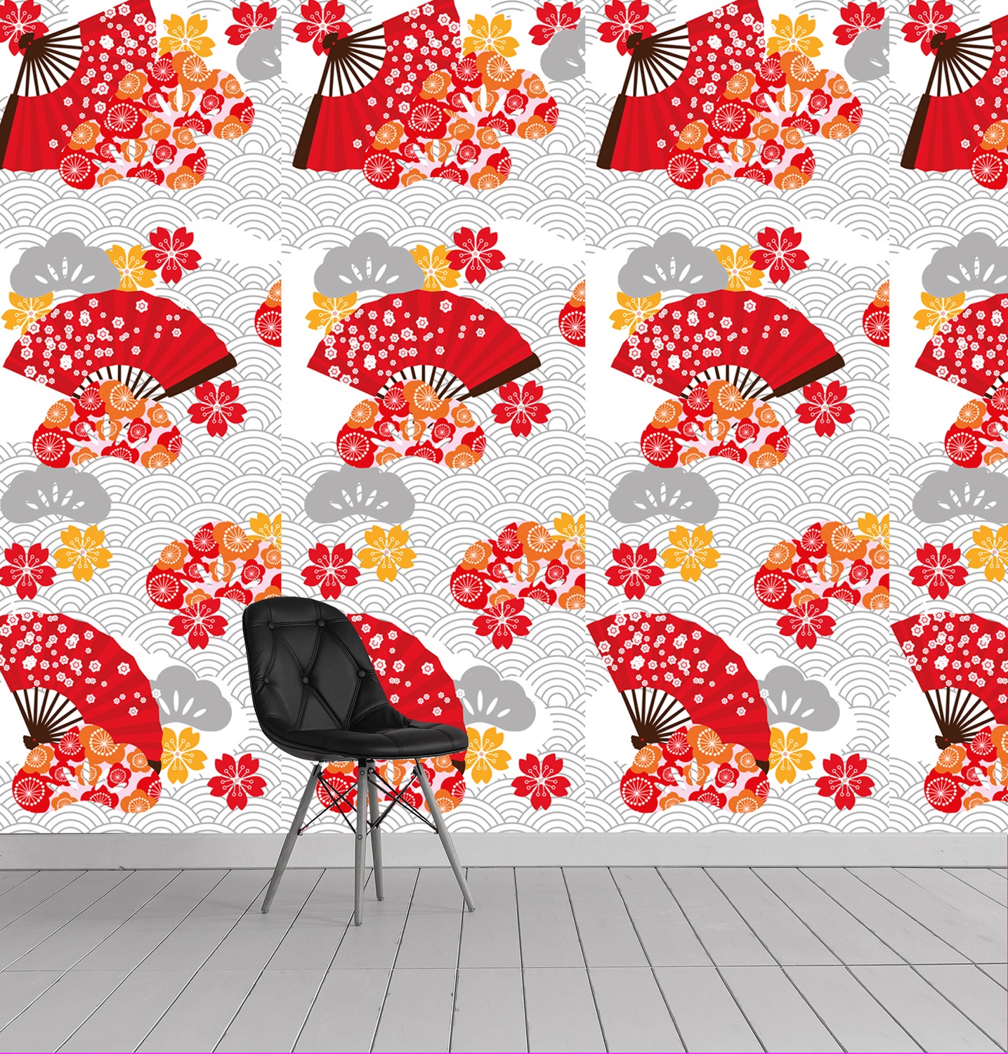 queence Vinyltapete »Theodore«, Farbverlauf-bedruckt-abstrakt, 90x250cm, selbstklebend, kinderleichte Anbringung, Sticker
