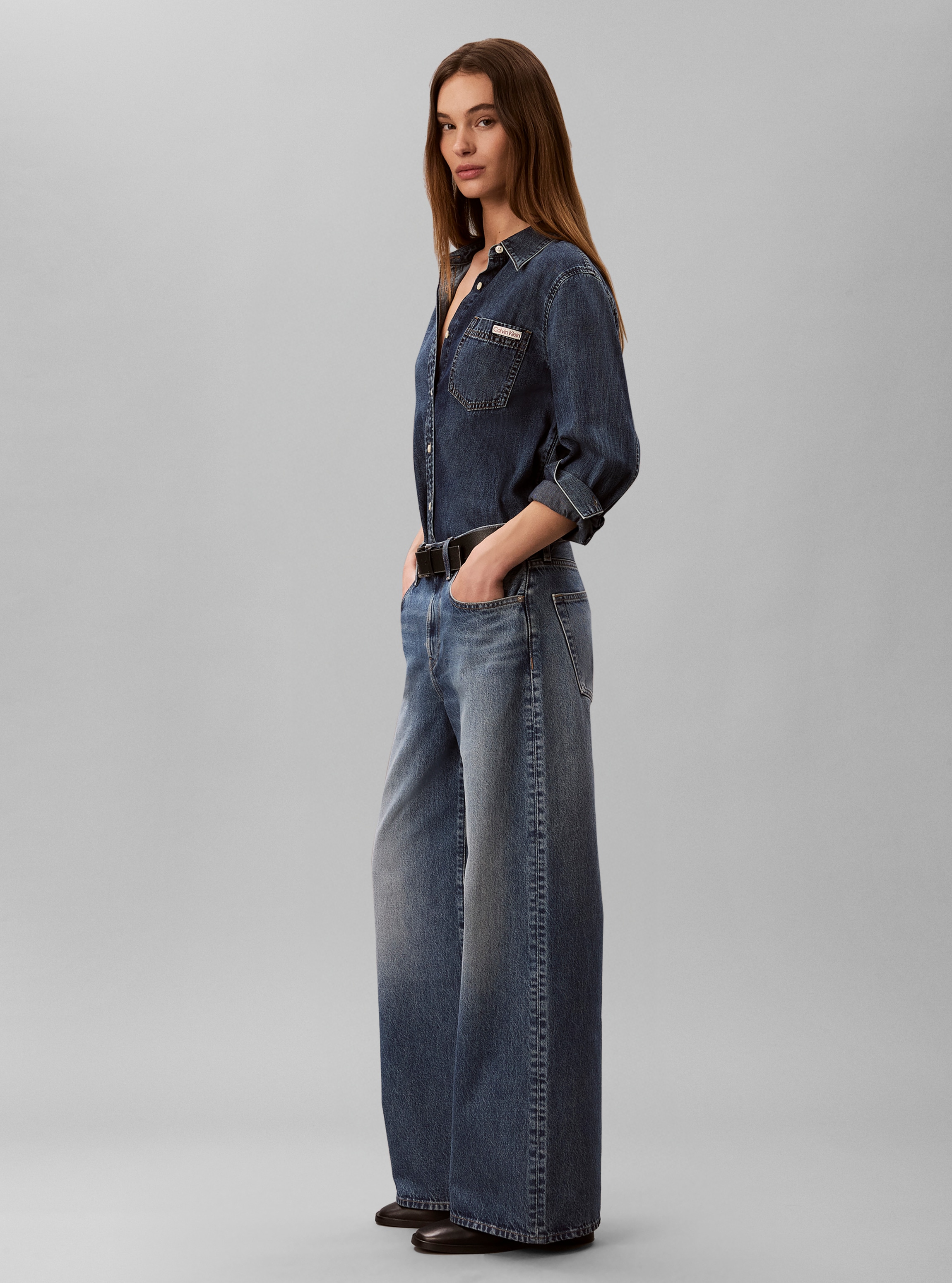 Calvin Klein Jeans Weite Jeans »THE WIDE LEG« Regular fit mit ausgestelltem Bein