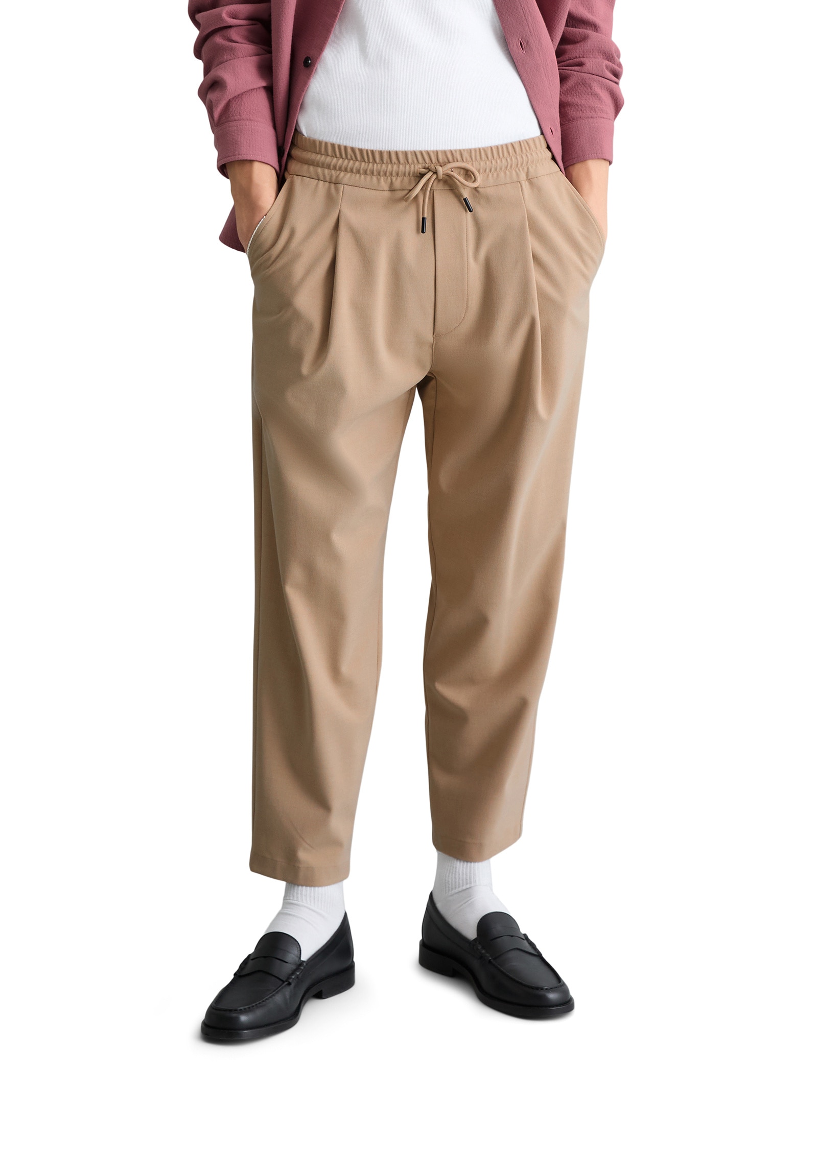 Marc OPolo DENIM Chinohose "mit Bundfalten-Details" günstig online kaufen