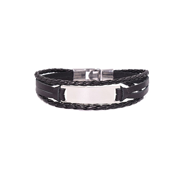 Firetti Lederarmband »Schmuck Geschenk, ID-Armband- Optik«, Made in Germany  ▷ bestellen | BAUR