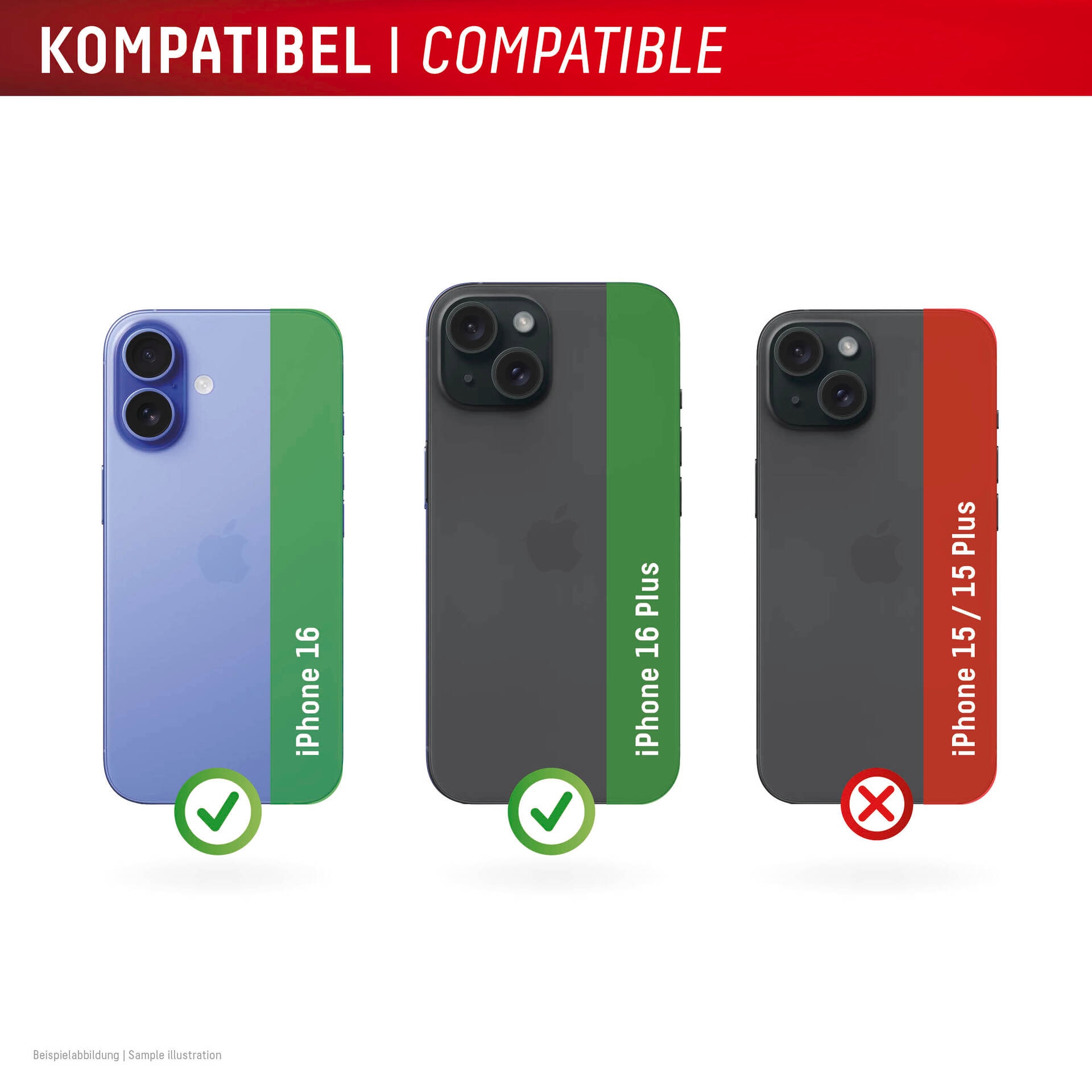 Displex Kameraschutzglas »Camera Lens Glass Single Glass Ring Protector«, für Apple iPhone 16-Apple iPhone 16 Plus, (Packung, 2x Einzellinsen-Schutzringe), Objektivschutz, Kameraschutz, kratz- & stoßfest