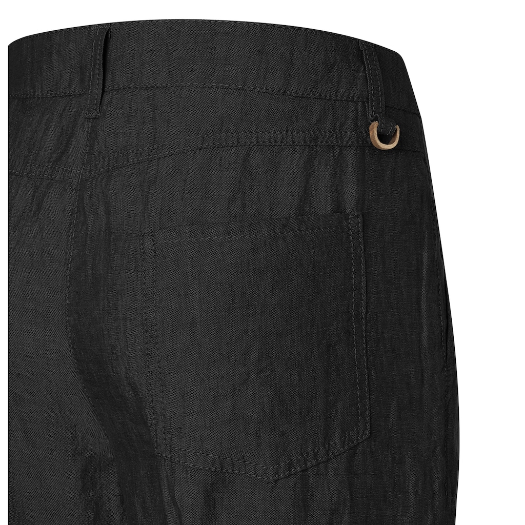 MAC Leinenhose »NORA cropped«, Leinen-Qualität