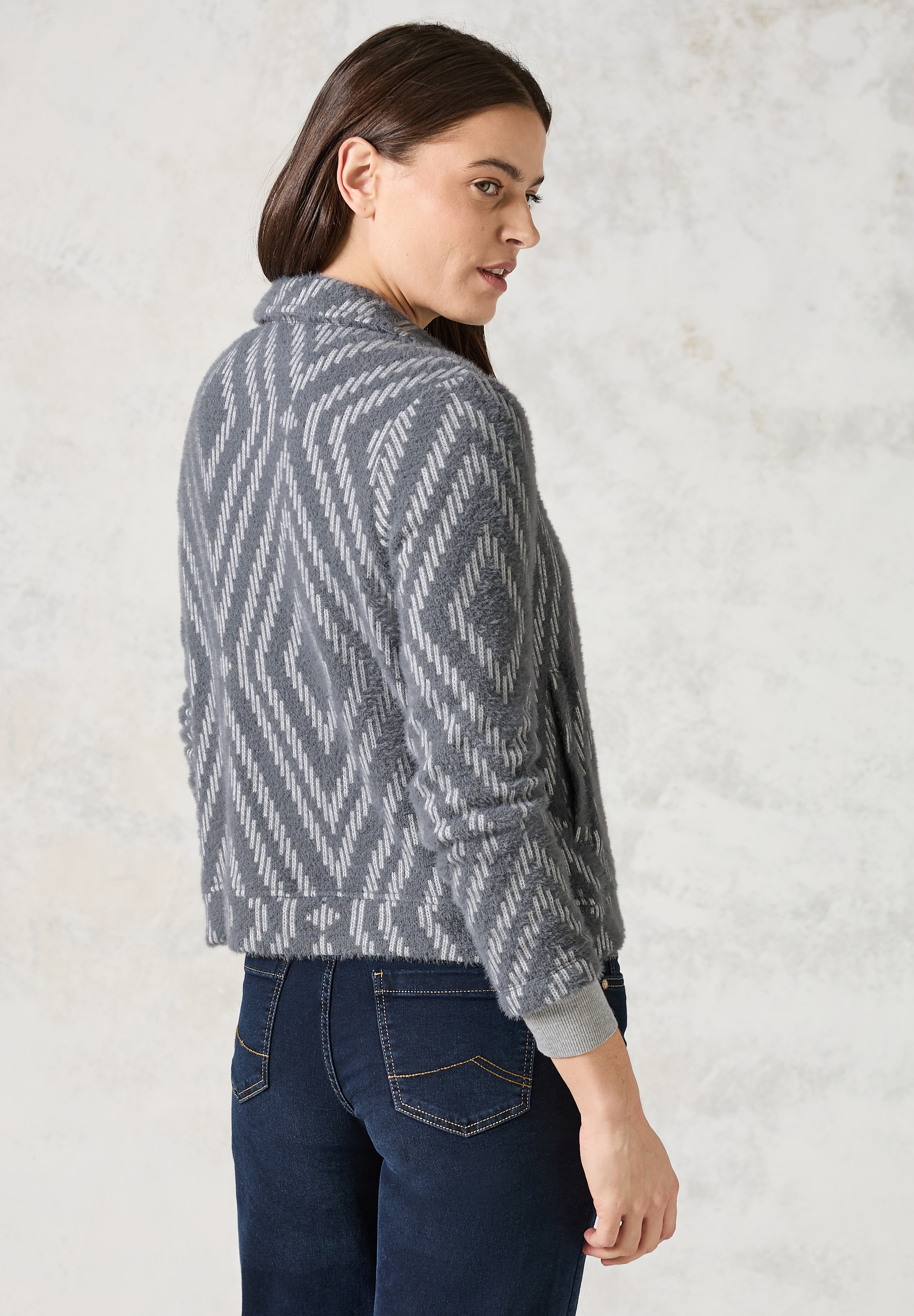 Cecil Cardigan, aus softem Materialmix