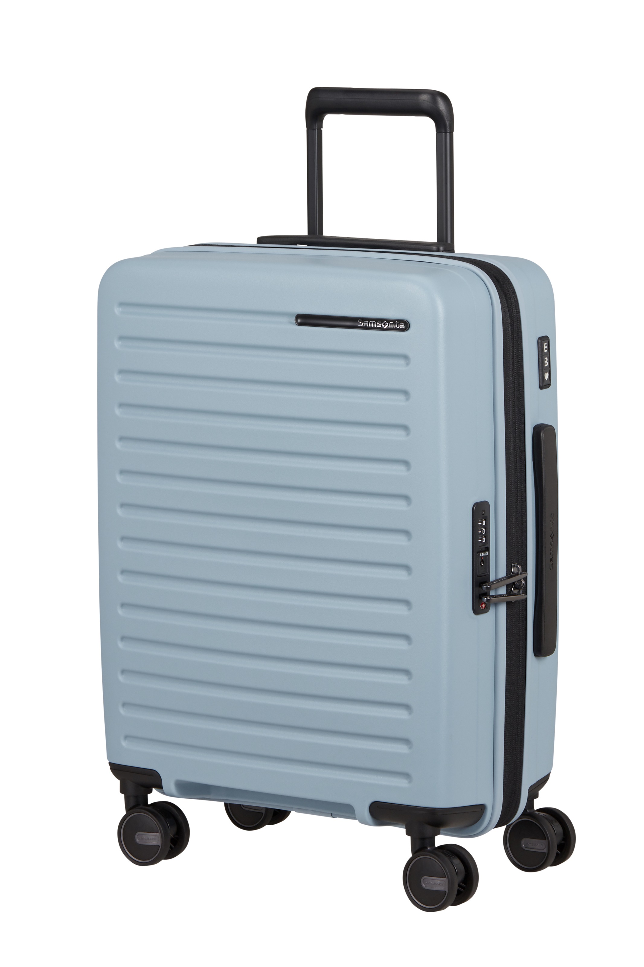 Samsonite Hartschalen-Trolley »RESTACKD« 39 l 4 Rollen Unisex Koffer, mit fester Trennwand und verstellbaren Packgurten