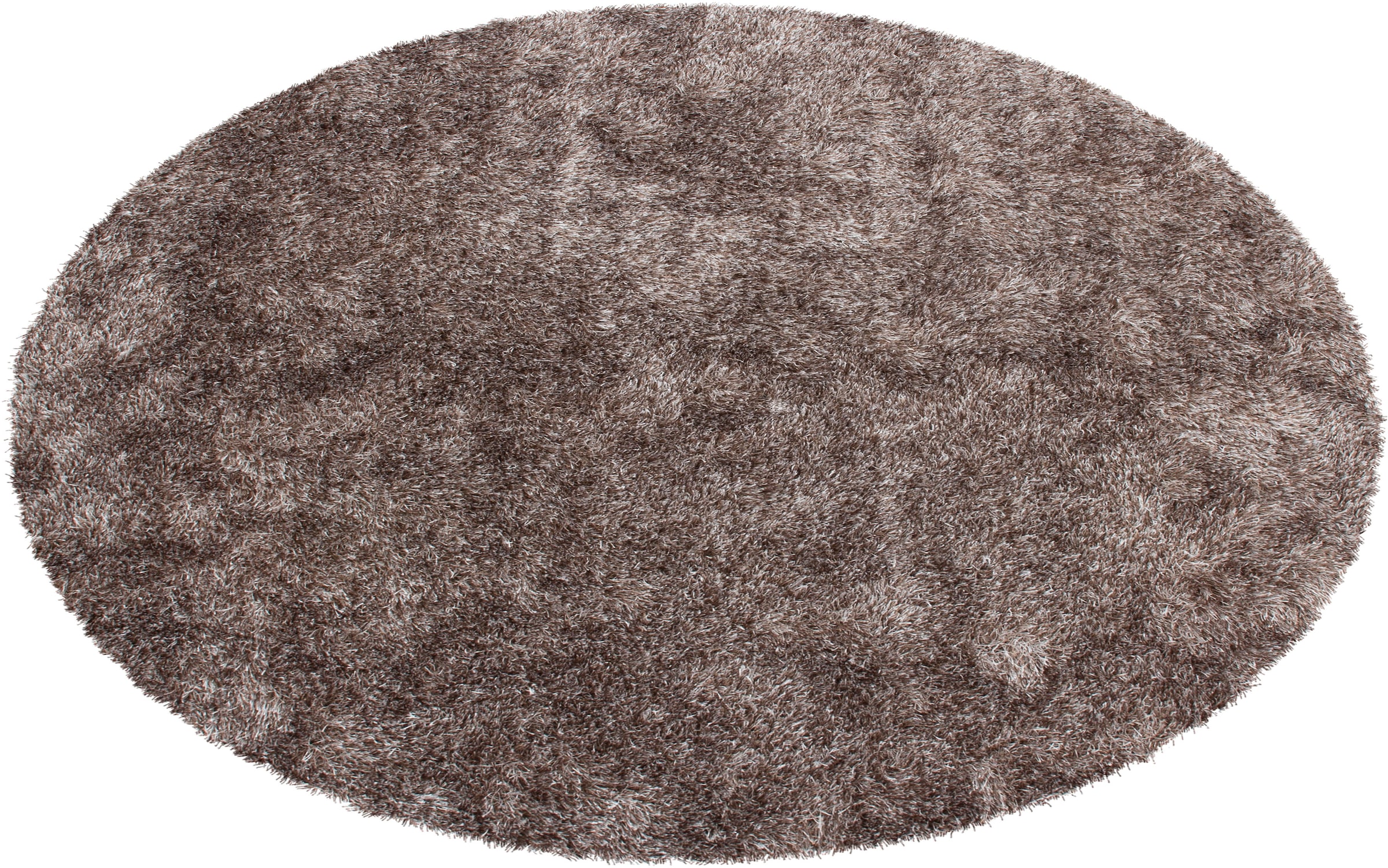 Kayoom Hochflor-Teppich »Diamond 700«, rund, 45 mm Höhe, weiche Microfaser, Langflor, Shaggy, Melange, Wohnzimmer