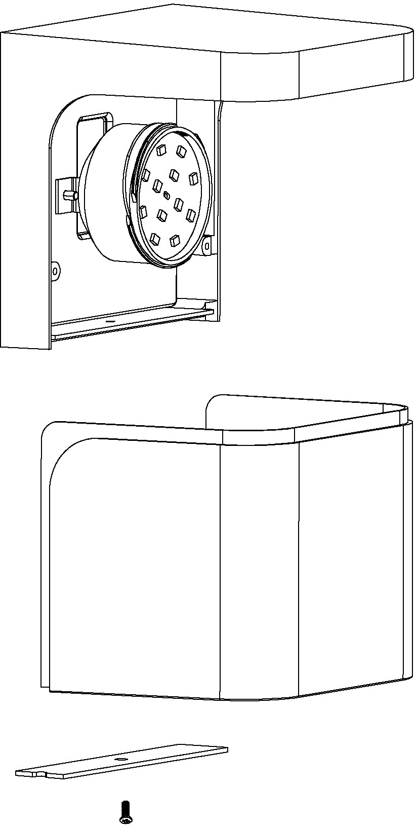 EGLO Wandleuchte »JORBA LED Wandlampe, Aluguss und Kunststoff, IP44, Außenlampe, Lampe« LED-Board 1 Stk. Warmweiß Wand-/Deckenleuchte, L11 x H11 x AL11 cm, anthrazit, 1X4,9W inkl.