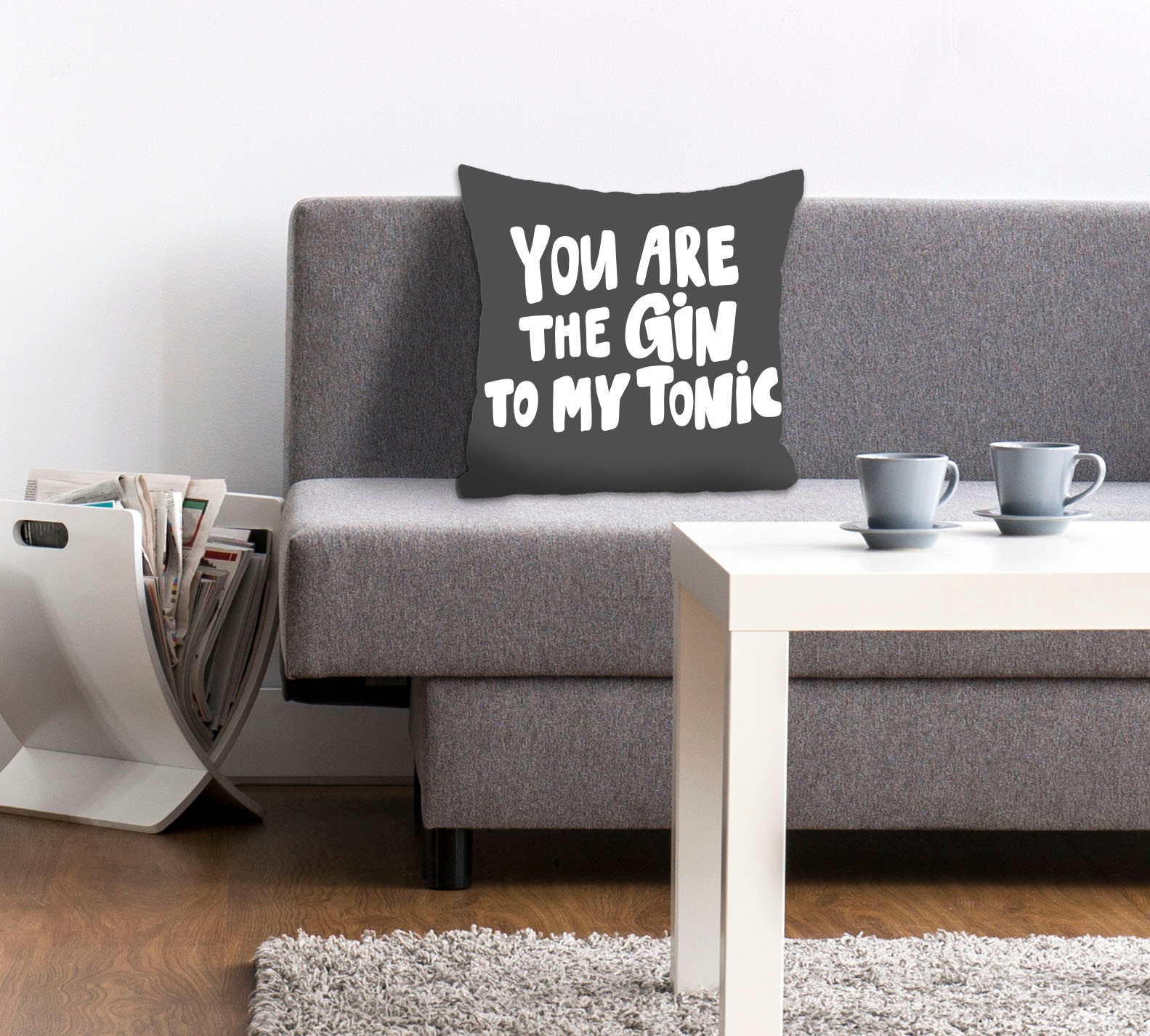 queence Dekokissen "GIN TO MY TONIC" mit einem Schriftzug günstig online kaufen
