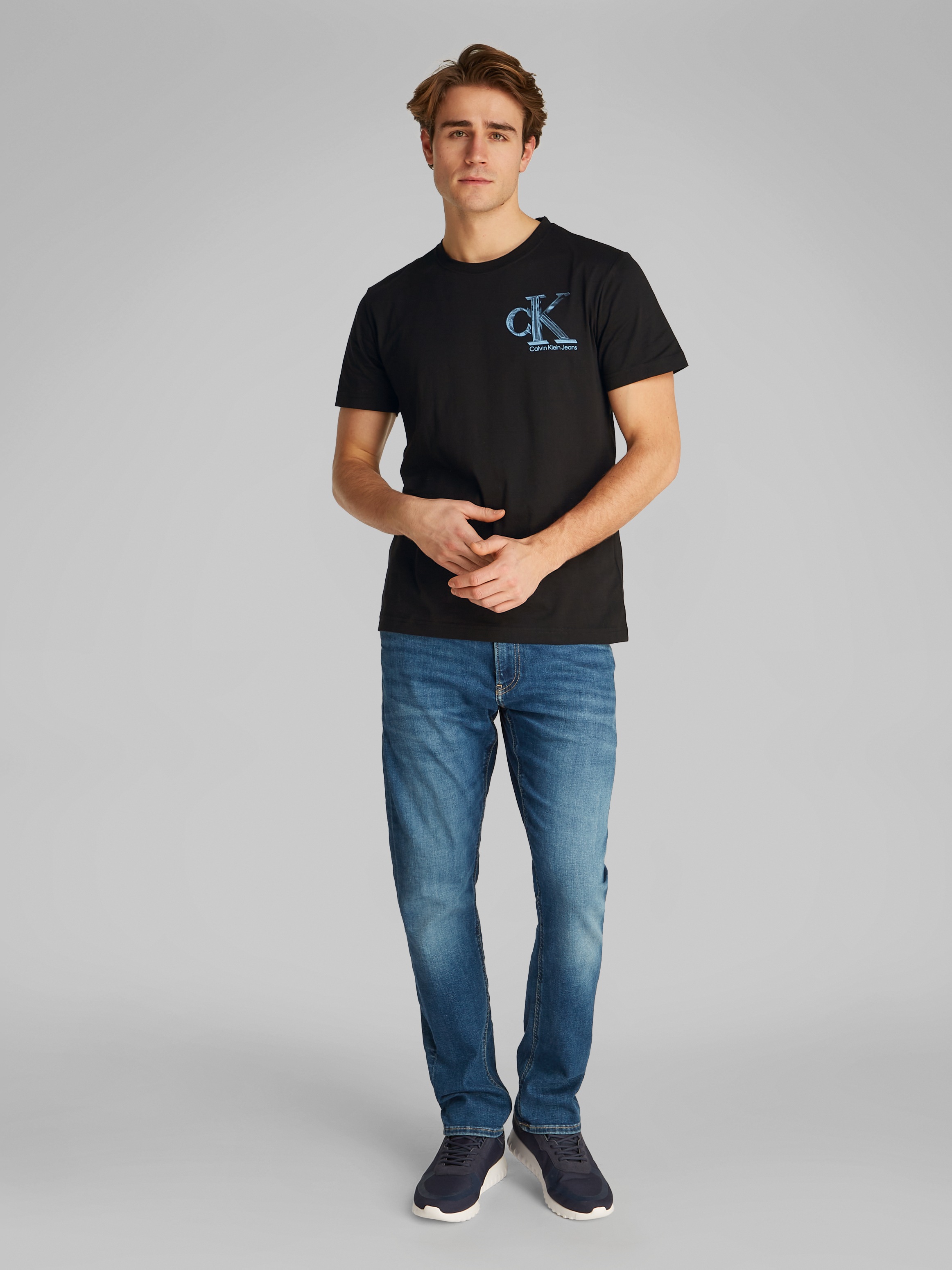 Calvin Klein Jeans T-Shirt »META MONOGRAM TEE«, mit Logodruck