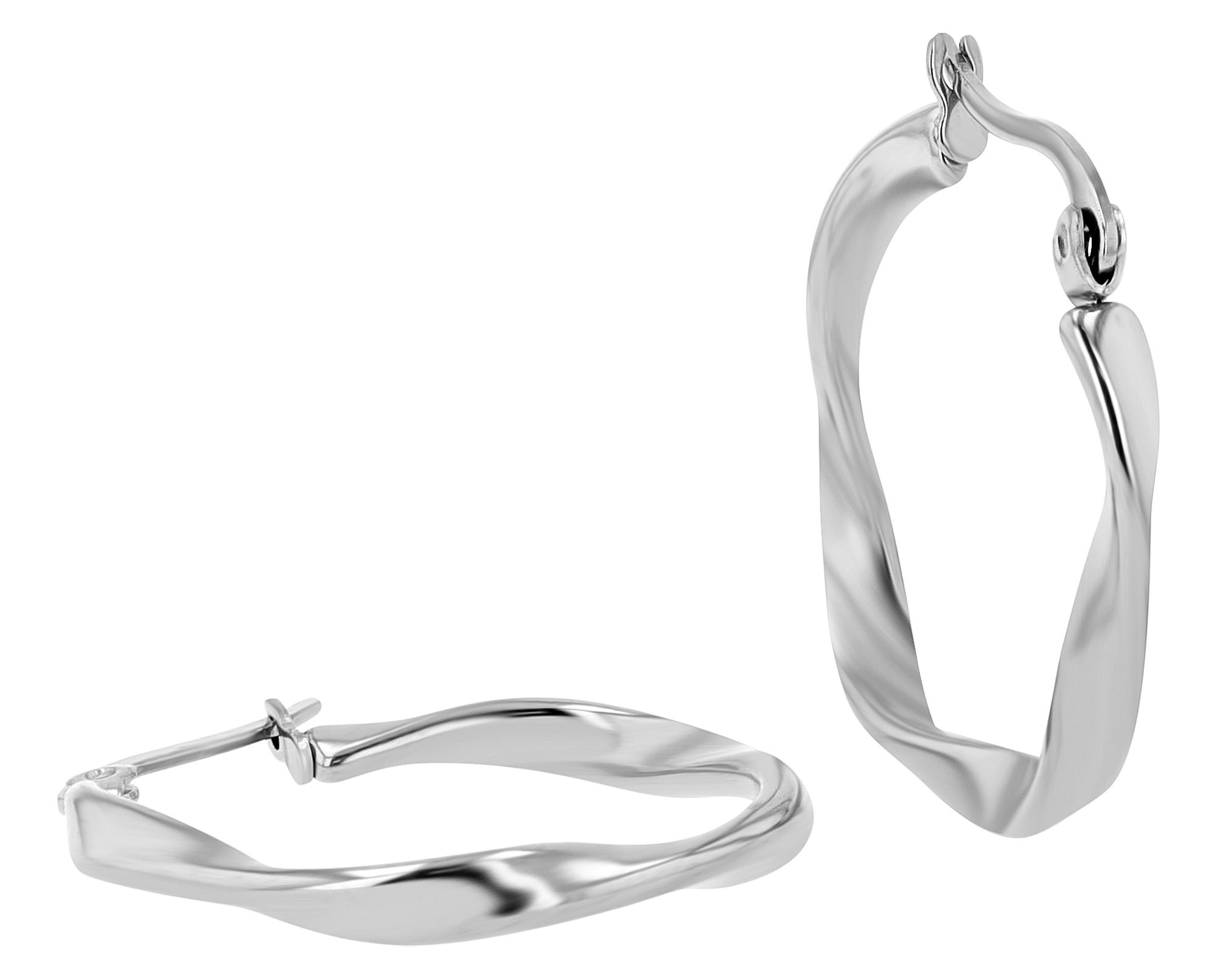 Adelia´s Paar Creolen »Damen Ohrringe – Creole aus Edelstahl« Zum Verschenken – ideal zum Geburtstag