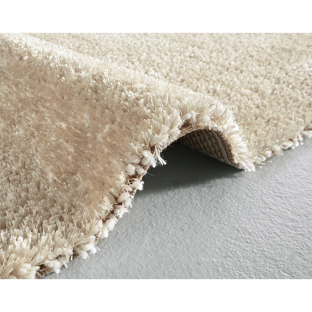HANSE Home Teppich »Glam«, rechteckig, Schlichtes Design, Meliert, Uni-Farben, dicht, Robust, Pflegeleicht