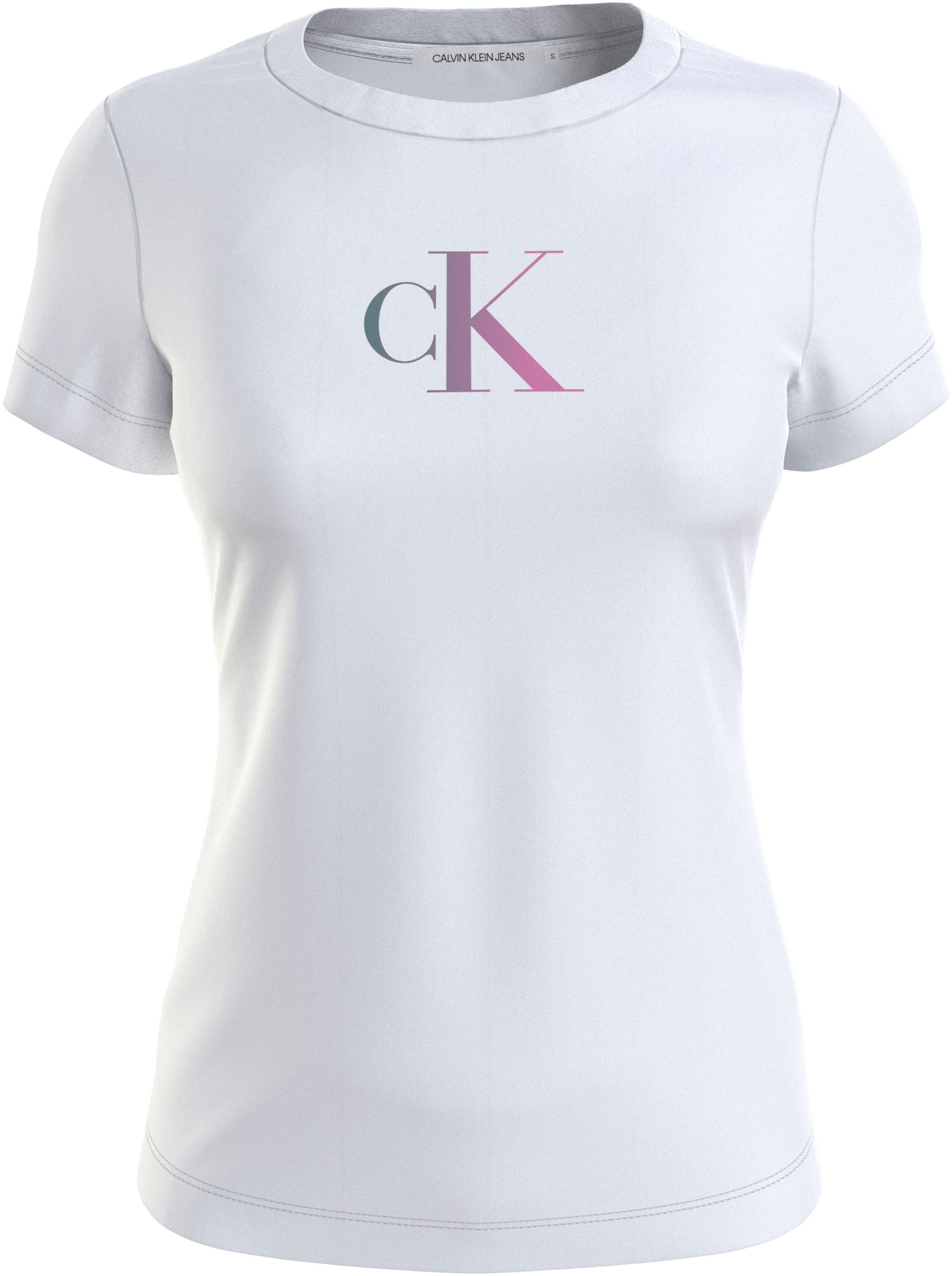 Logomarkenlabel bestellen Klein Jeans mit | T-Shirt, Calvin BAUR