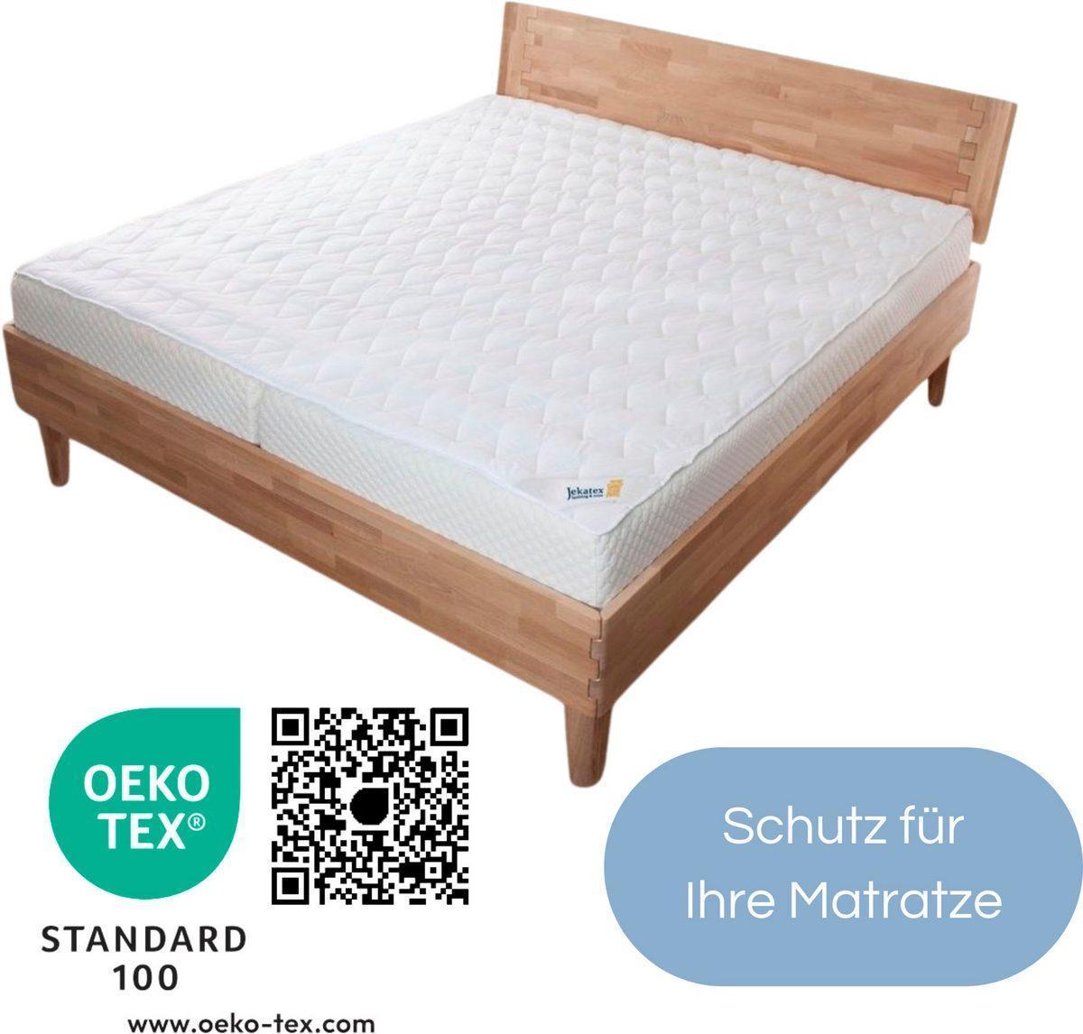 Jekatex "Aloe Vera" Auflage 90x200 cm für Matratze mit Aloe Vera veredelt.