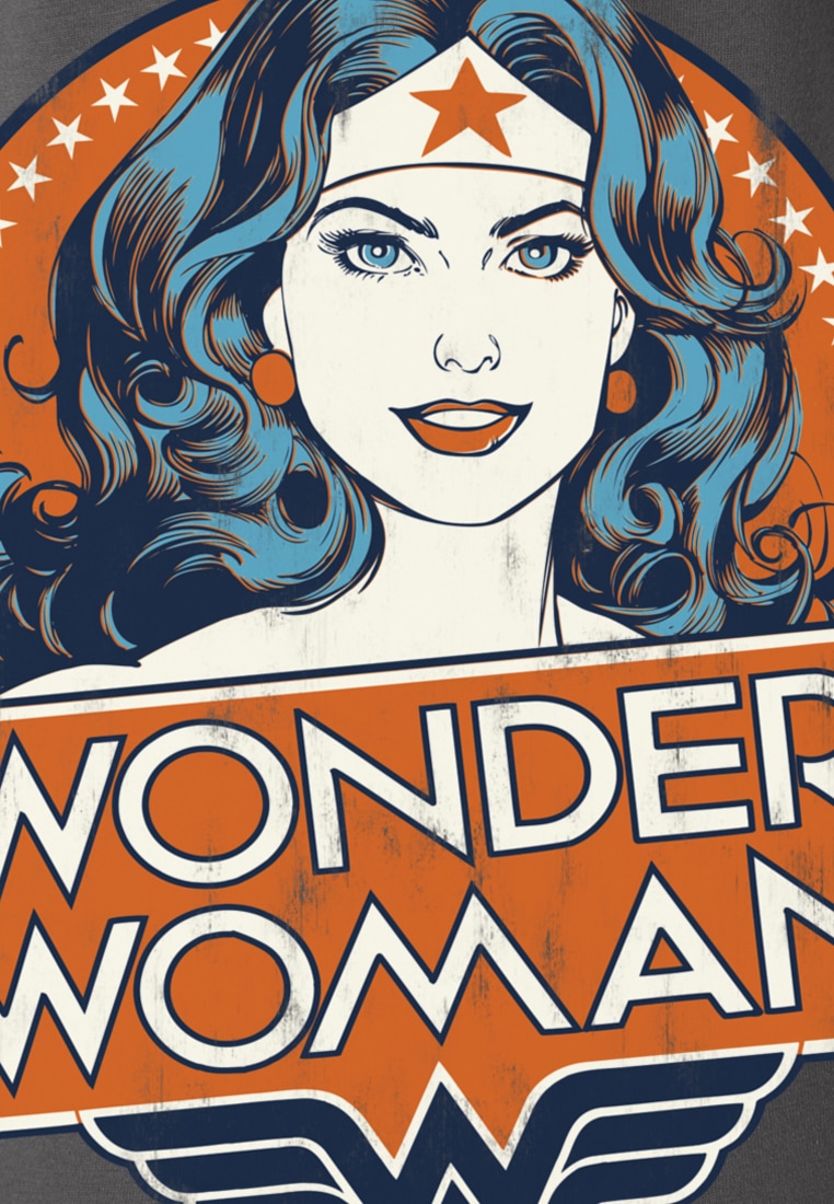 LOGOSHIRT T-Shirt »Wonder Woman«, mit tollem Frontprint