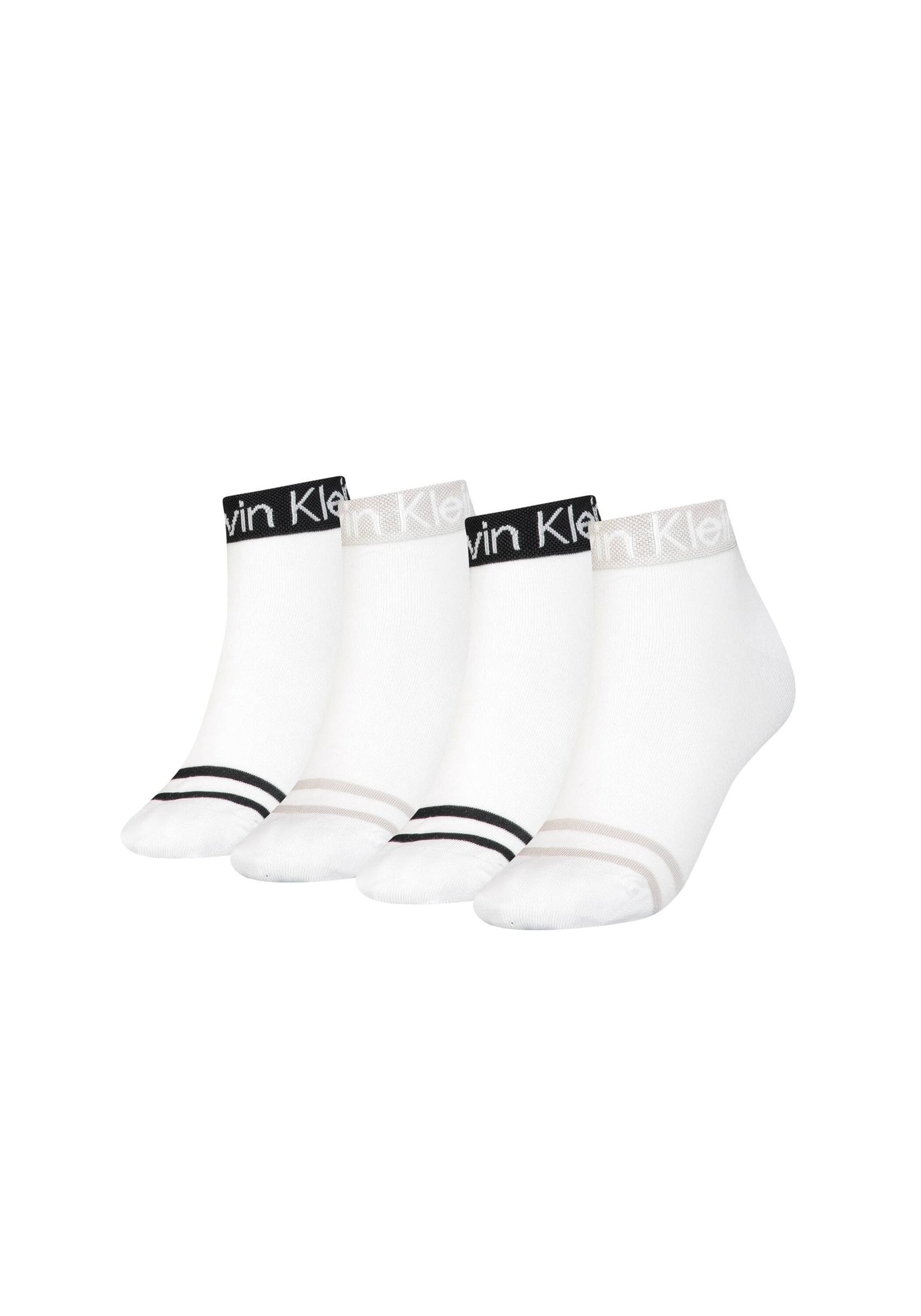 Calvin Klein Sneakersocken "Socken CK Women Quarter LOGO WELT ZOEY 4P ECOM günstig online kaufen