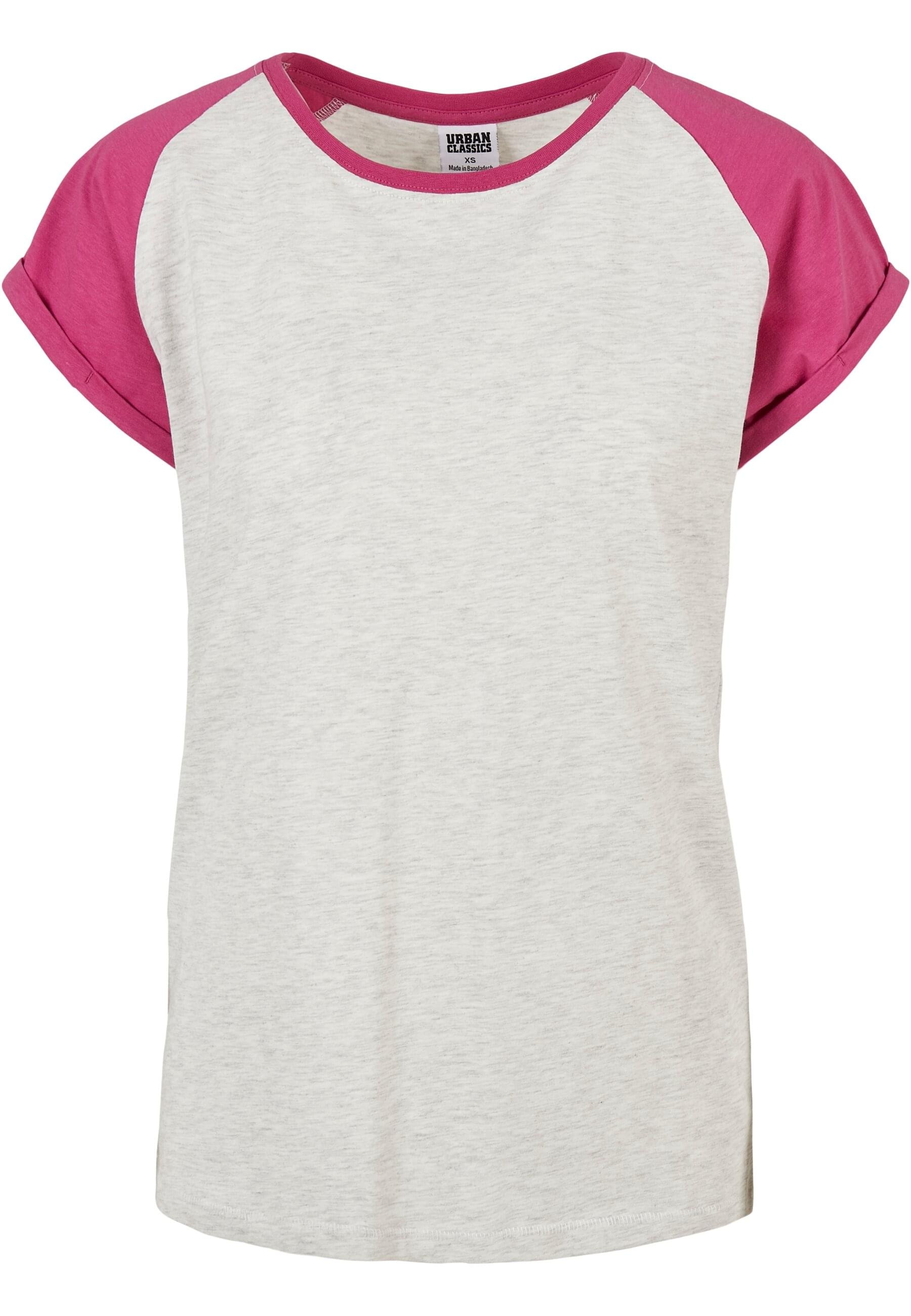 Kurzarmshirt »Urban Classics Damen Ladies Contrast Raglan Tee«