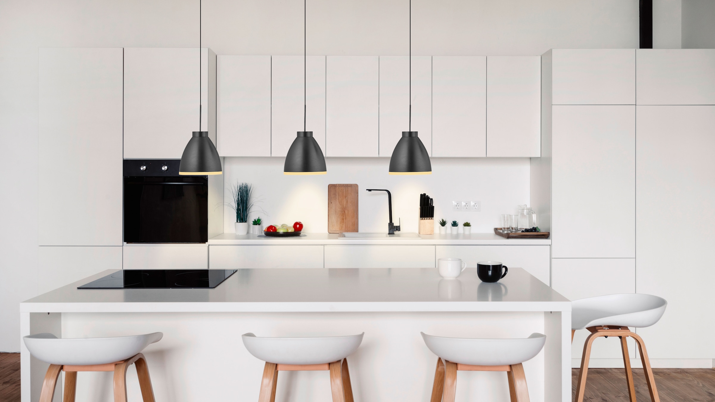 HELL höllisch gutes Licht LED Pendelleuchte »HENRI« LED-Modul 1 Stk. Warmweiß B-Link Fernbedienung,  Stufenlos höhenverstellbar