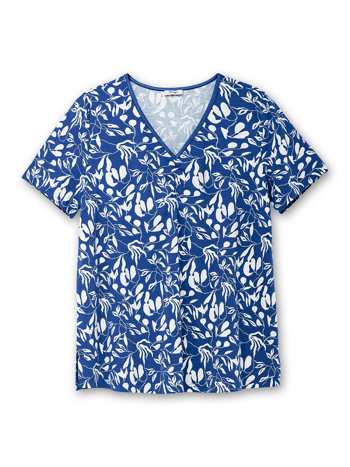Sheego T-Shirt »Große Größen«, mit Blumendruck, in leichter A-Linie