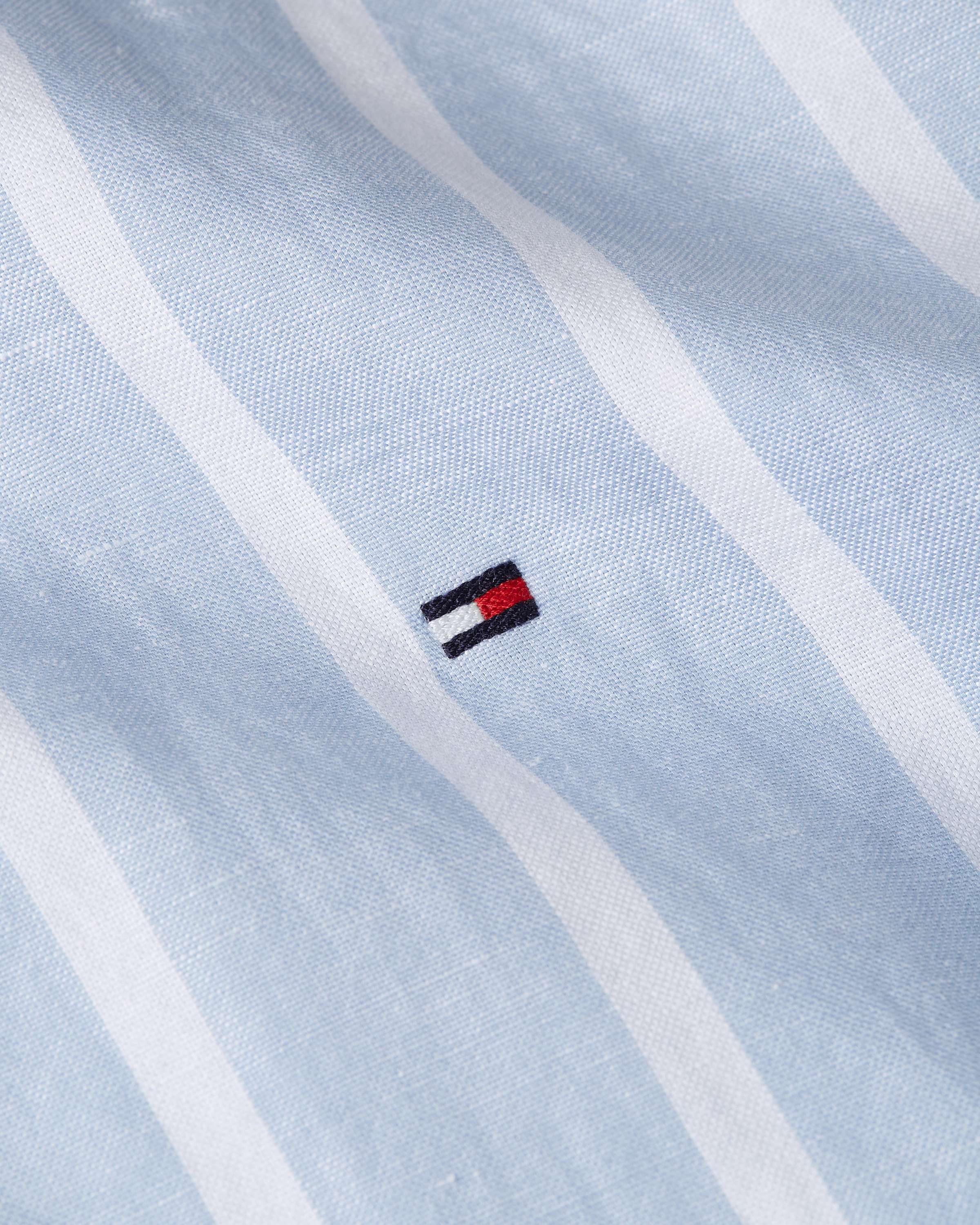 Tommy Hilfiger Kurzarmhemd »LINEN BLEND STRIPED SS RF SHIRT«