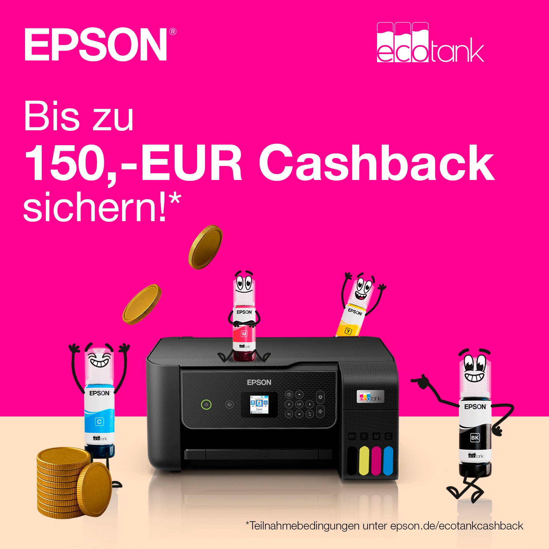 Epson Tintenstrahldrucker »EcoTank ET-8550« 3-in-1-Multifunktionsgerät für den alltäglichen Gebrauch