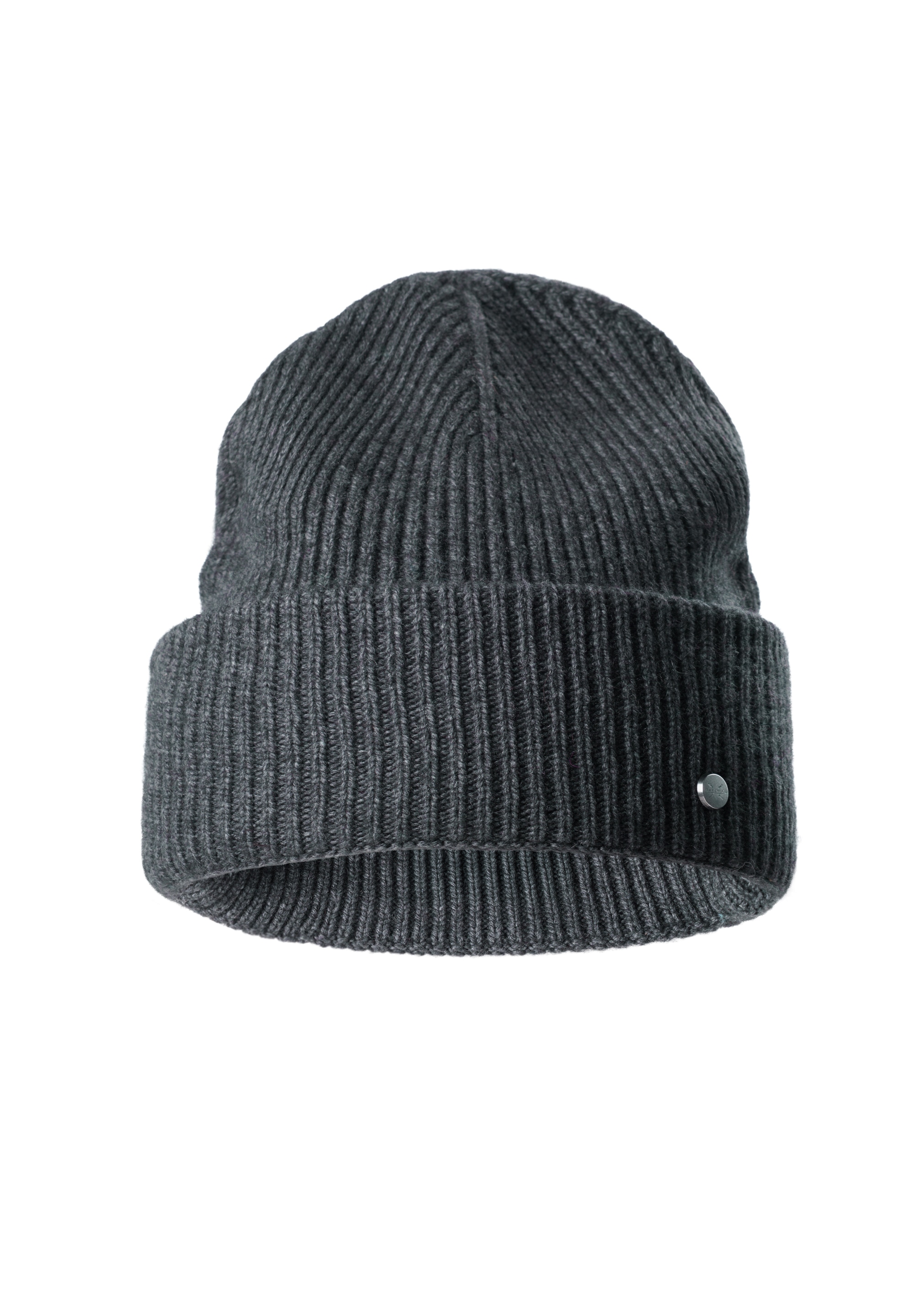 PEARLWOOD Strickmütze "IVA" Feinripp, breiter Umschlag, Temperaturregulierend, Wollanteil