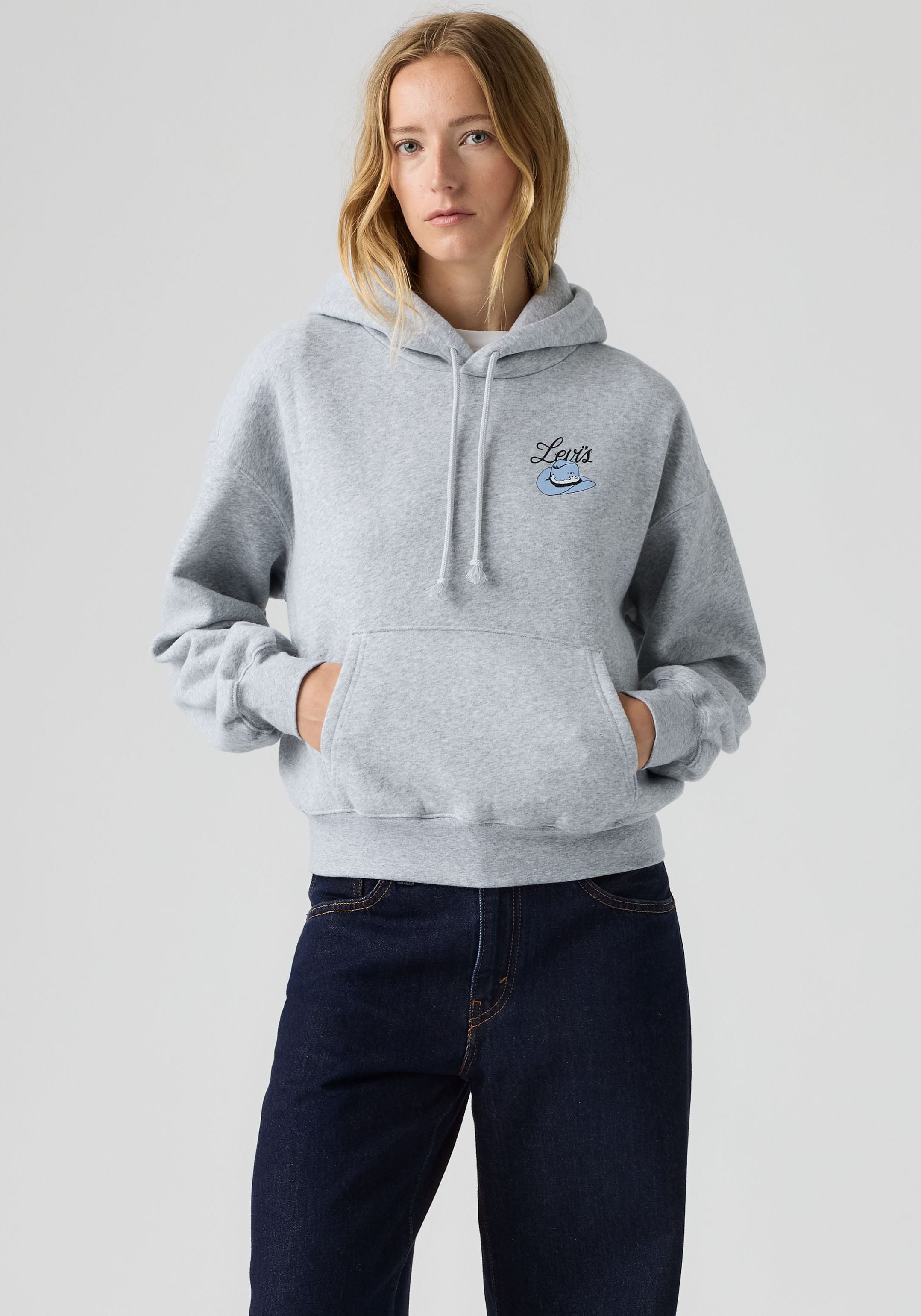 Levis Hoodie "GR EVERYDAY HOODIE 2.0", Taillenbedeckt, schmal geschnitten