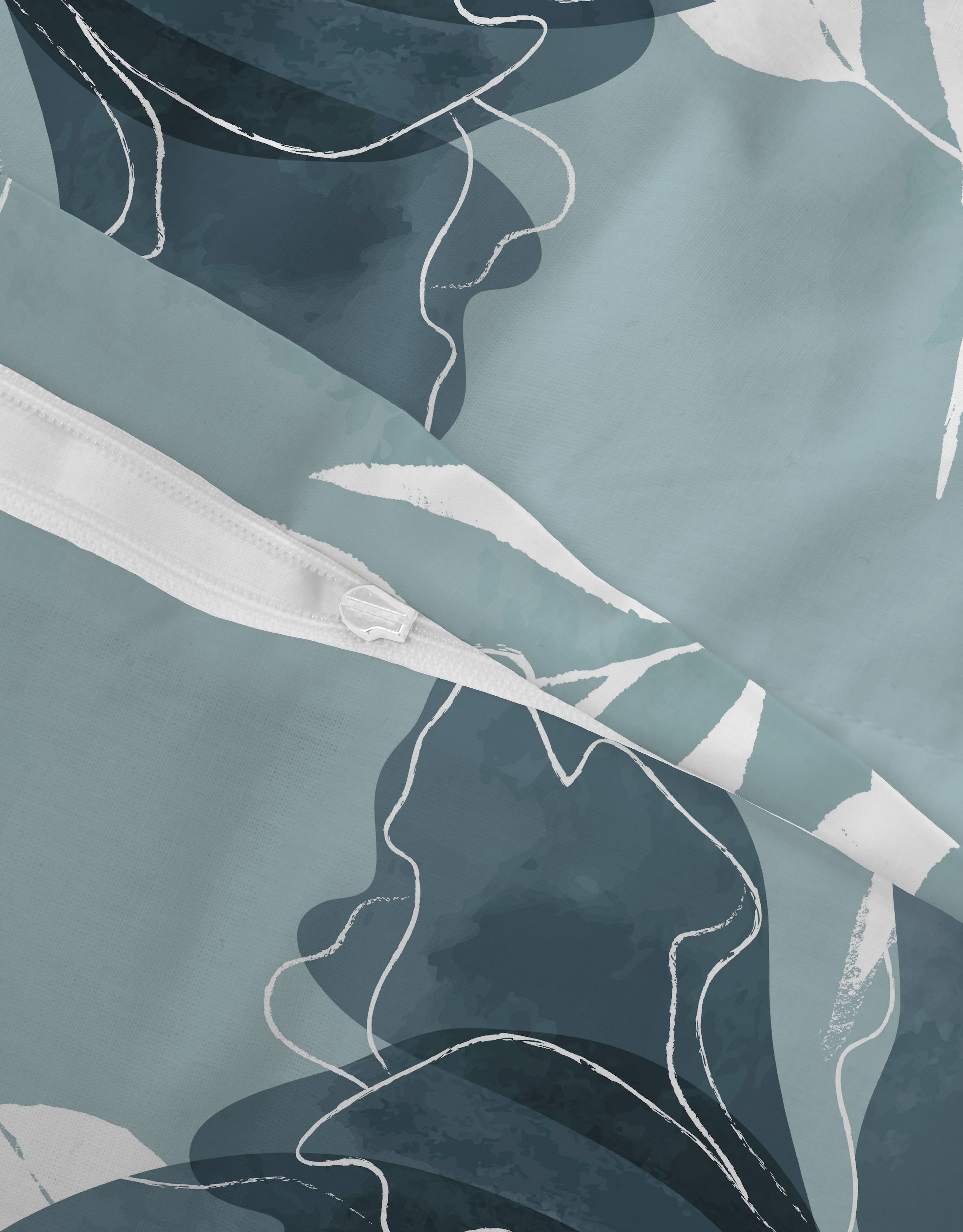 Castell - Markenbettwäsche Bettwäsche »0350385 Polycotton-Biber Bettwäsche 69% Baumwolle, 31% Polyester« 2 wärmend weich, Reißverschluss, Winterbettwäsche, geblümt