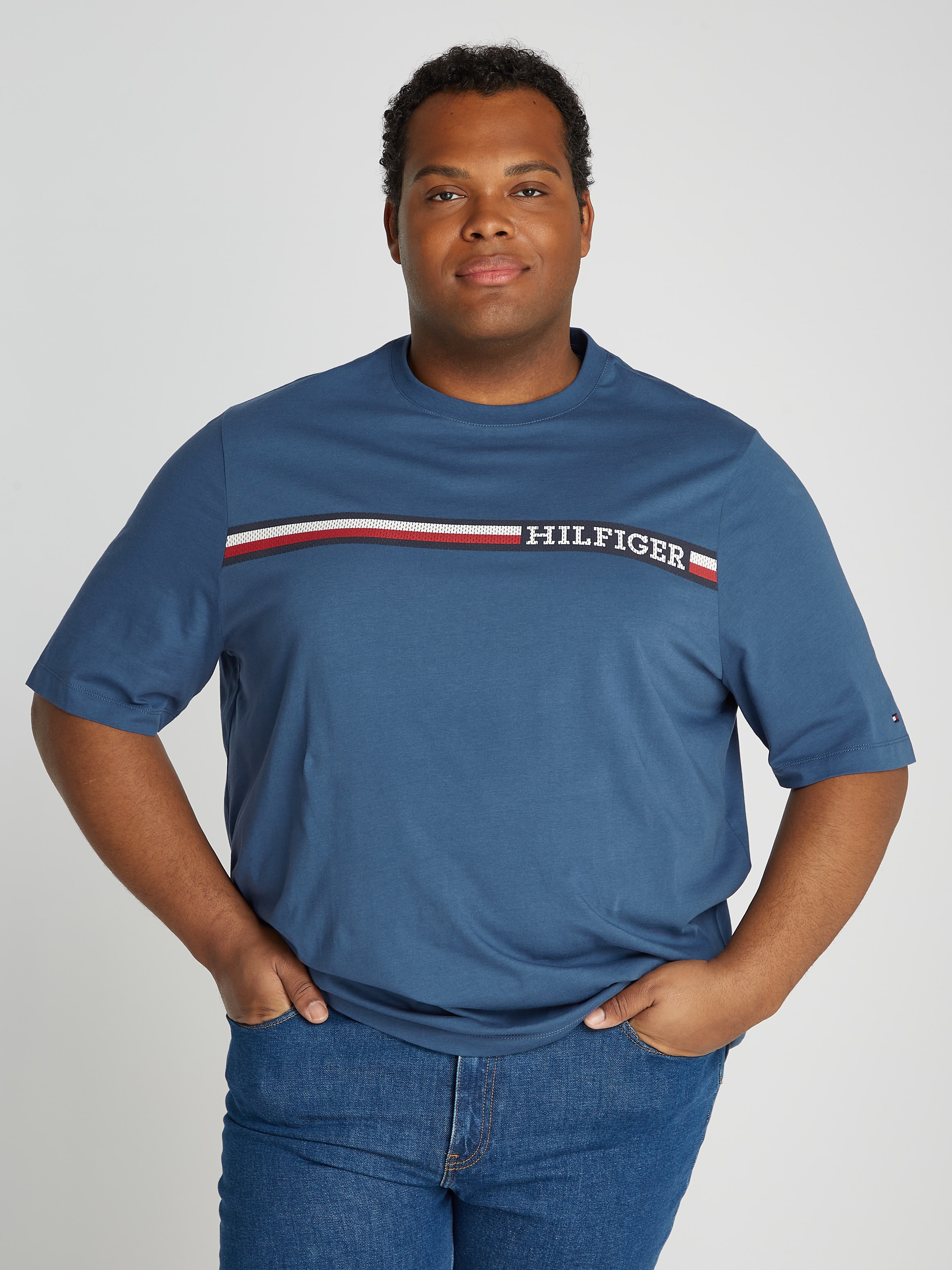 Tommy Hilfiger Big & Tall T-Shirt "BT-CHEST STRIPE TEE-B", Große Größen mit günstig online kaufen